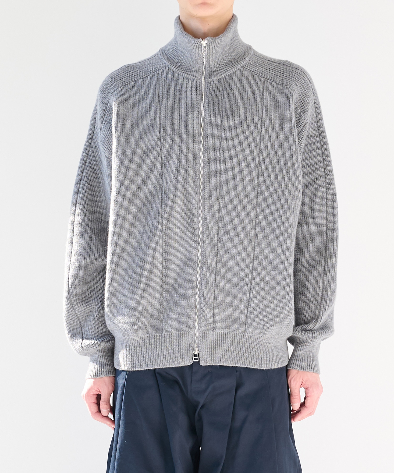 編地切替ドライバーズニット WRAPINKNOT