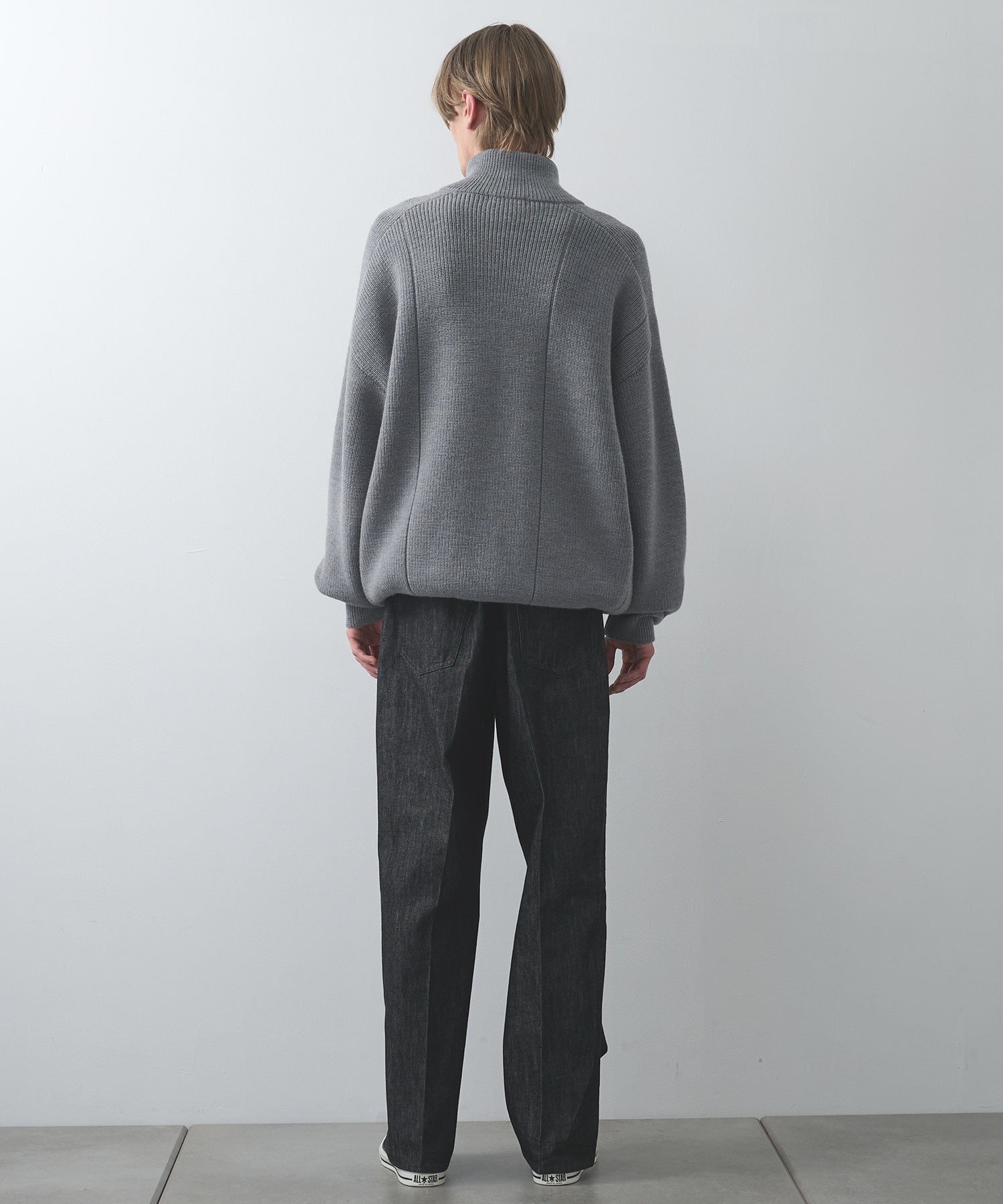 編地切替ドライバーズニット WRAPINKNOT