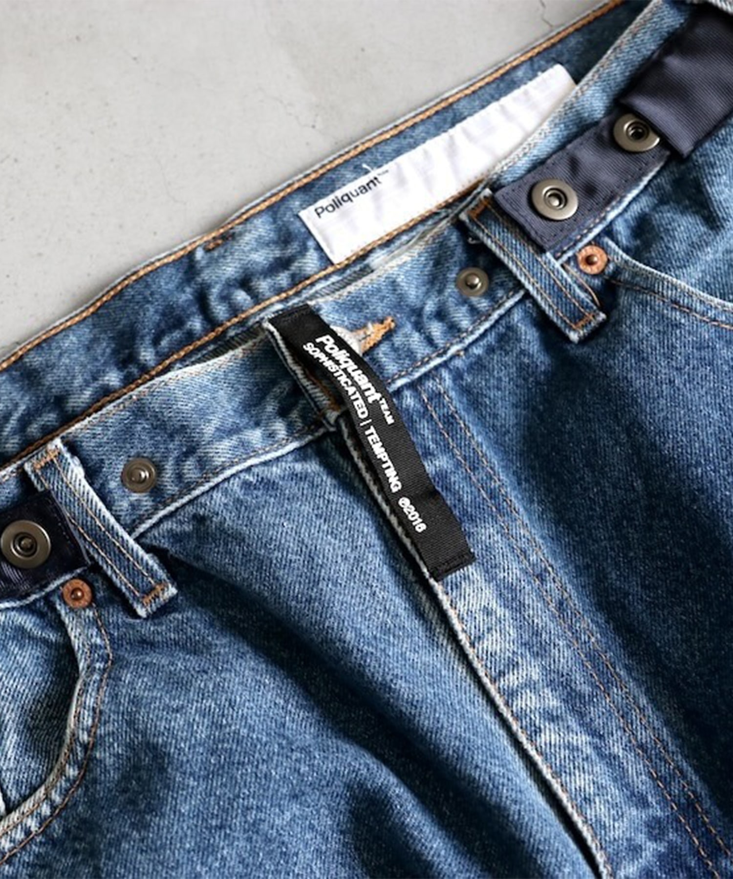 THE DEFORMED ADJUSTABLE THRIFTING DENIM 550 FIGURE ARCHIVES POLIQUANT