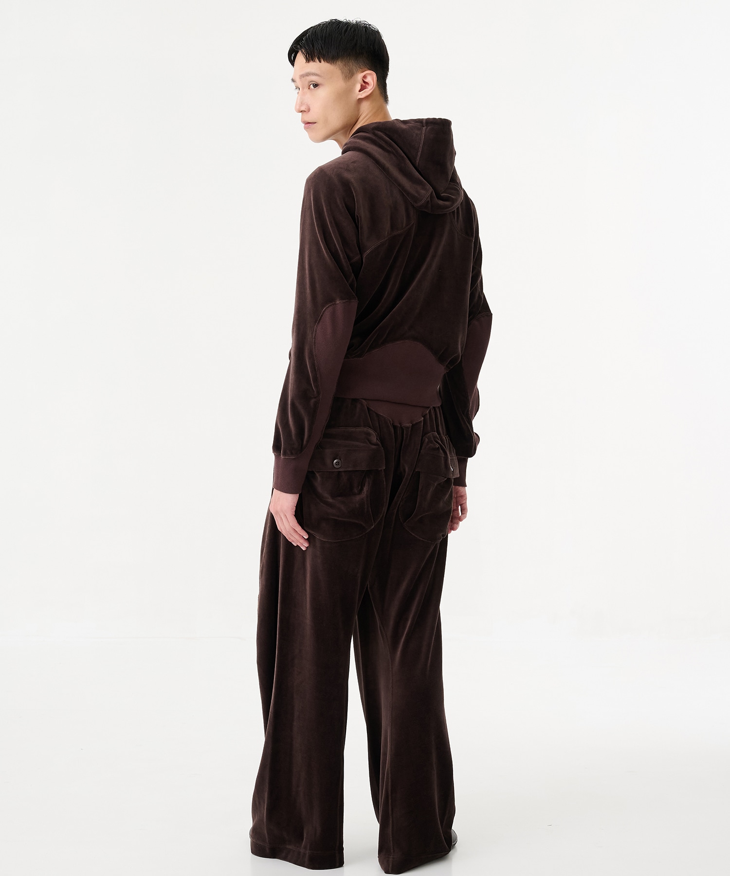 VELOUR 3D TWISTED LOUNGE PANTS NVRFRGT