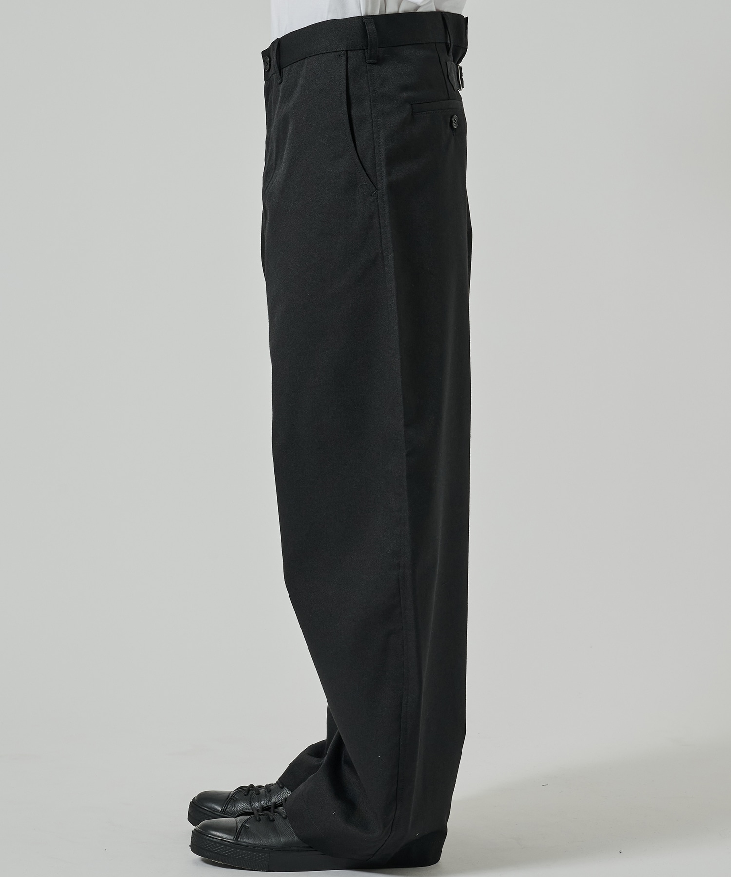 WOOL ESTEL WIDE PANTS / HP-P002-051 COMME des GARCONS HOMME