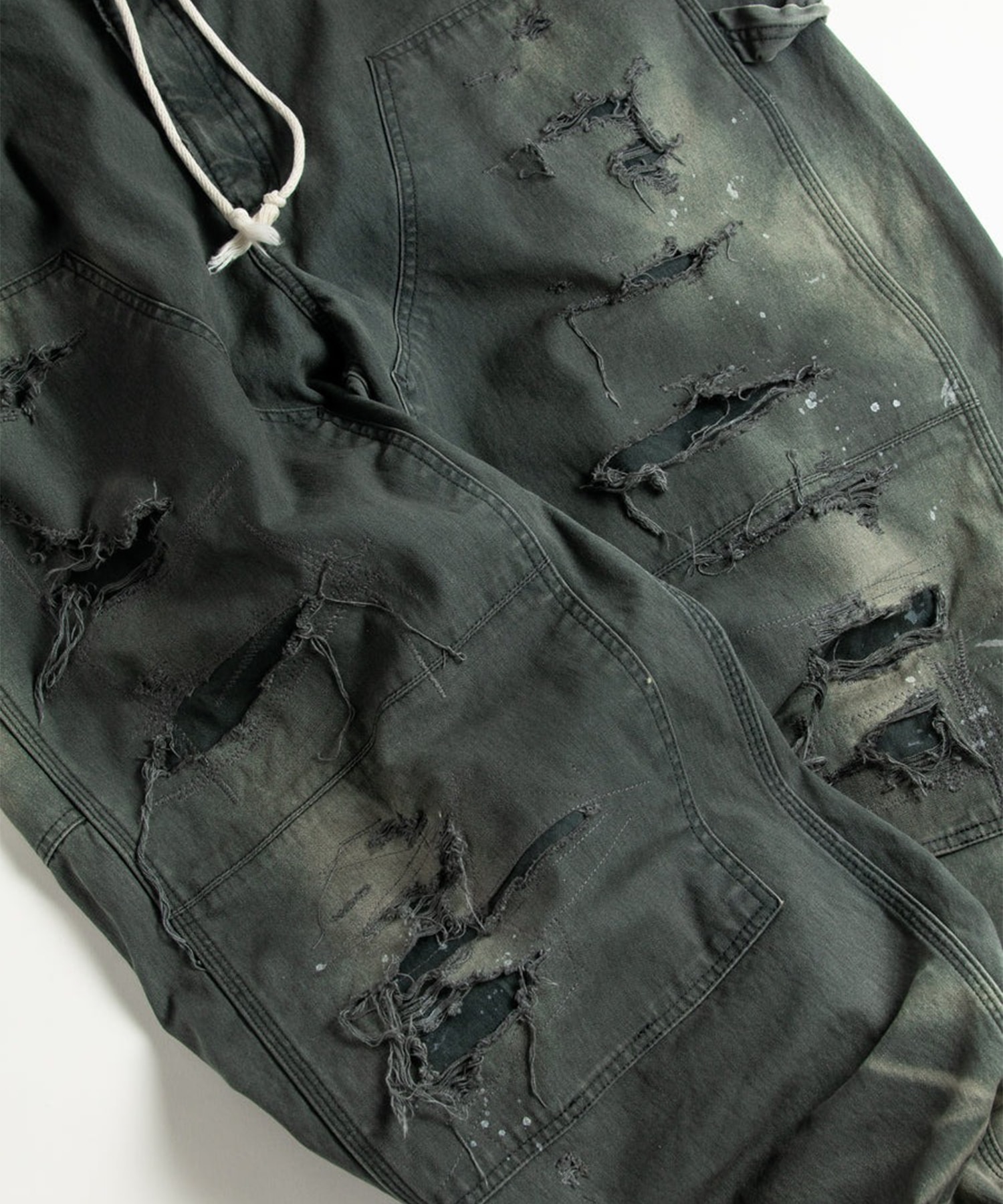 REMAKED DOUBLE KNEE DUCK PAINTER PANTS ANACHRONORM