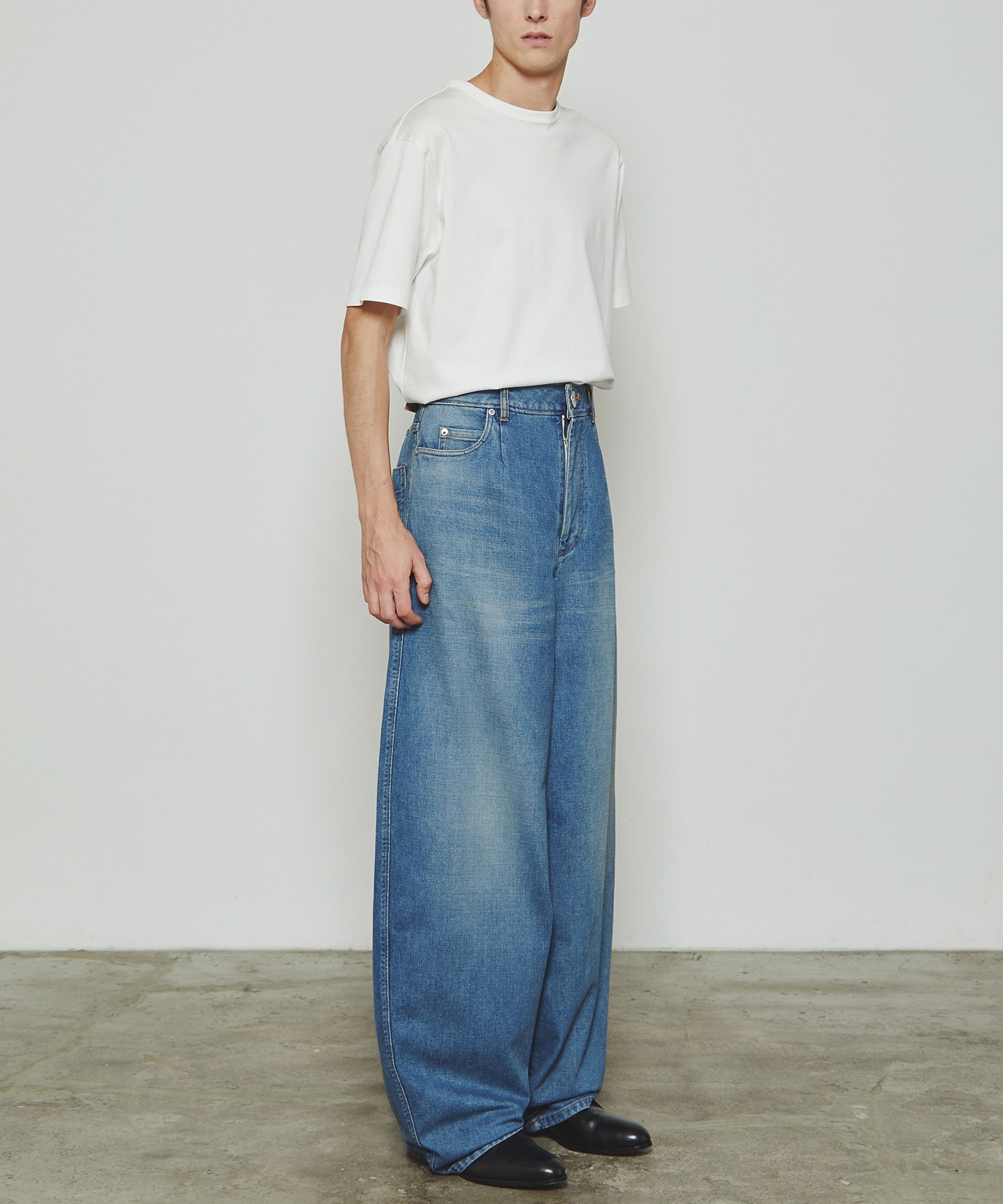 RERACS BARREL DENIM PANTS THE RERACS