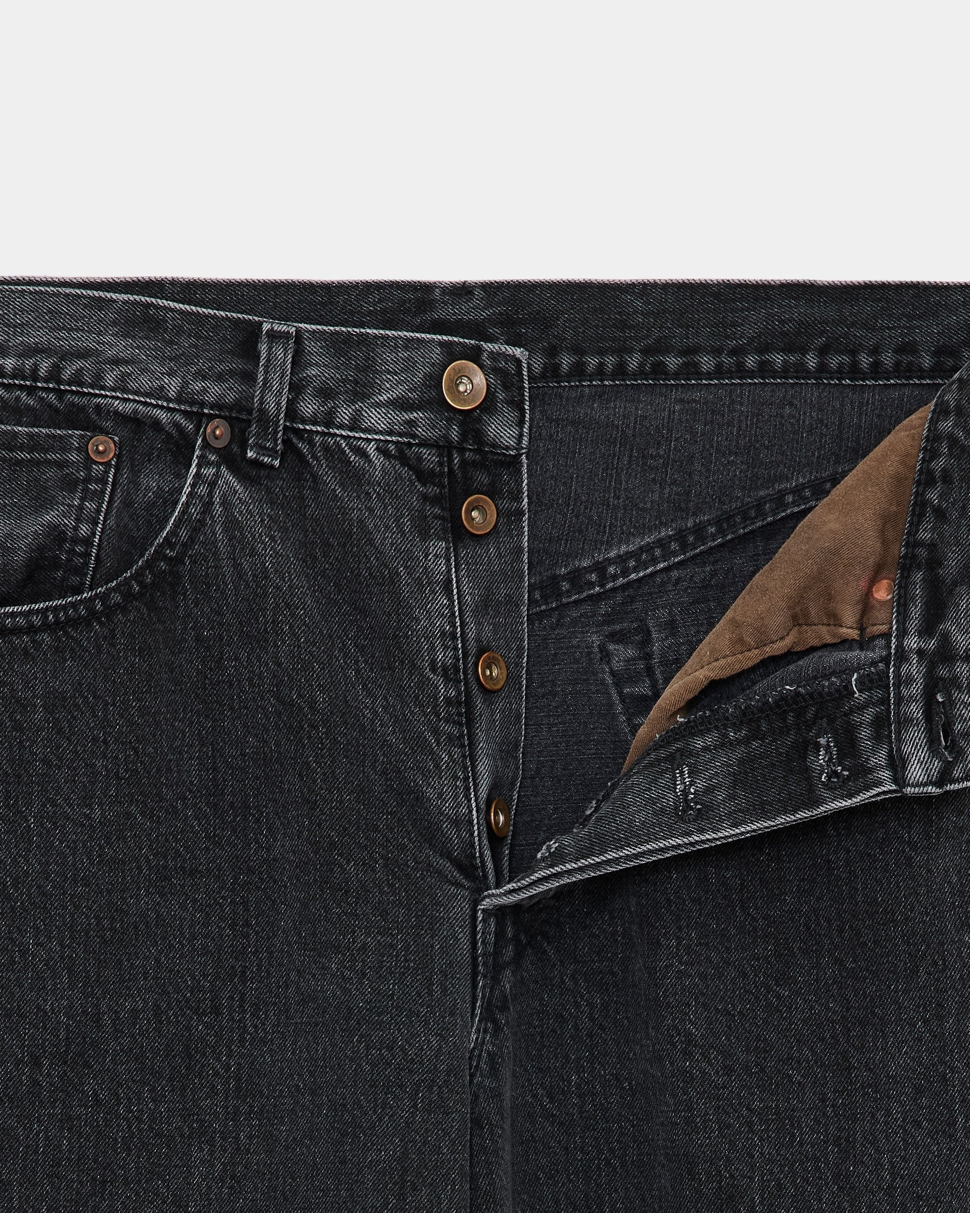 オーガニックコットン 13.5oz セルビッチデニム / ワイドレッグジーンズ MARKAWARE/marka