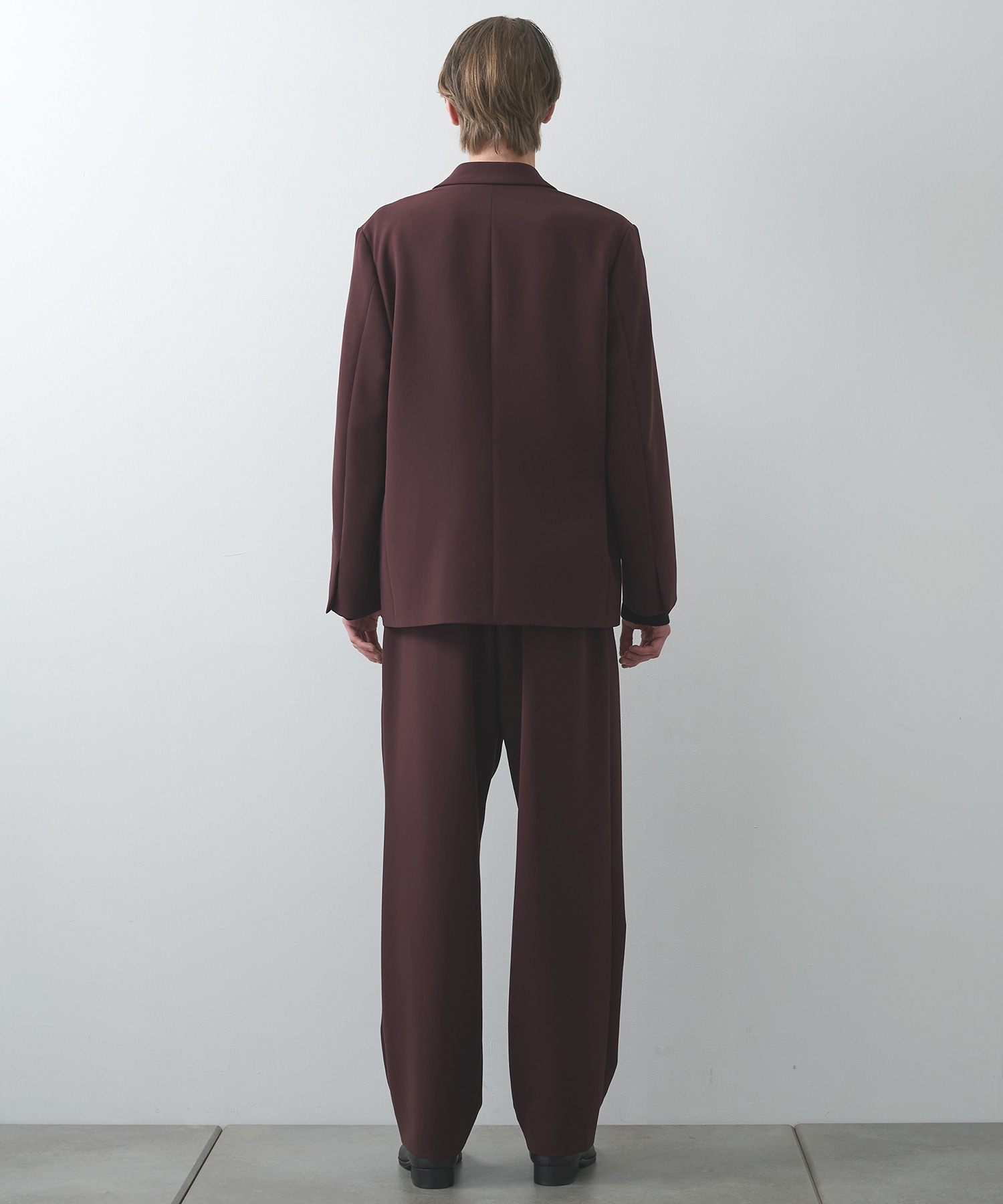 Double Cloth 3Tuck Semi Wide Pants CULLNI