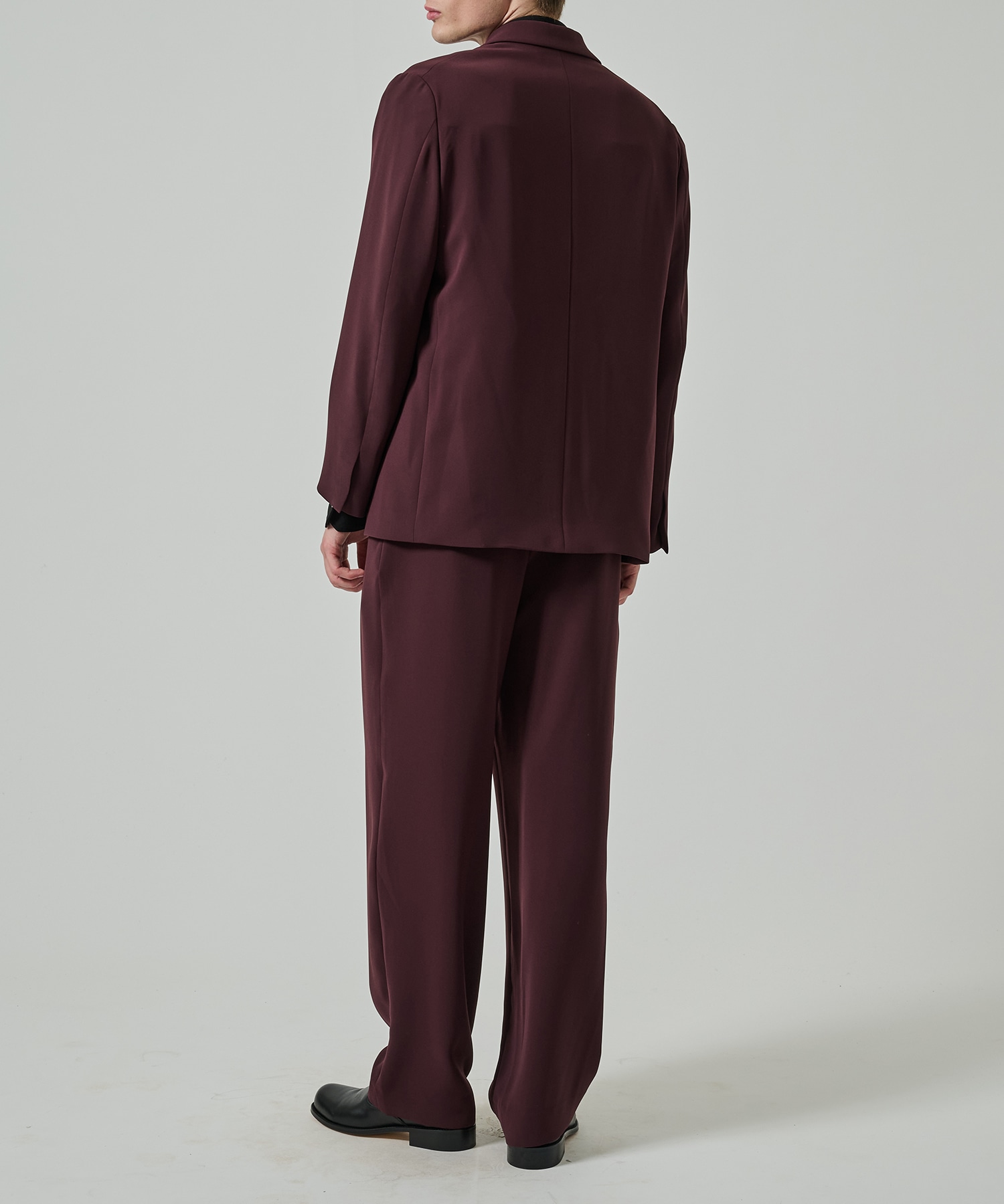 Double Cloth 3Tuck Semi Wide Pants CULLNI
