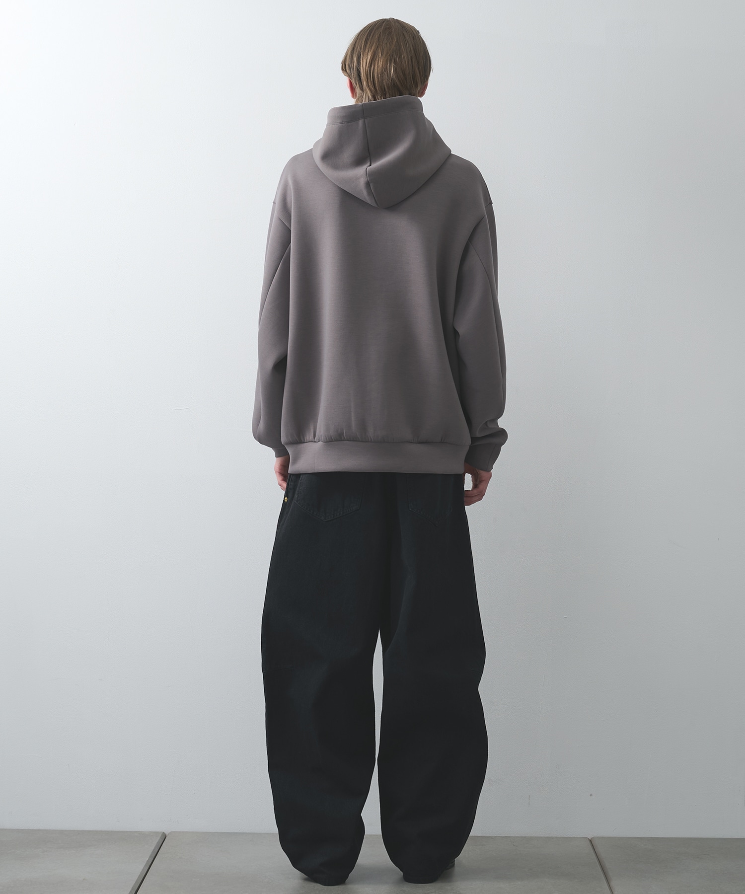 Barrel 1Tuck Wide Denim Pants with Long Belt CULLNI