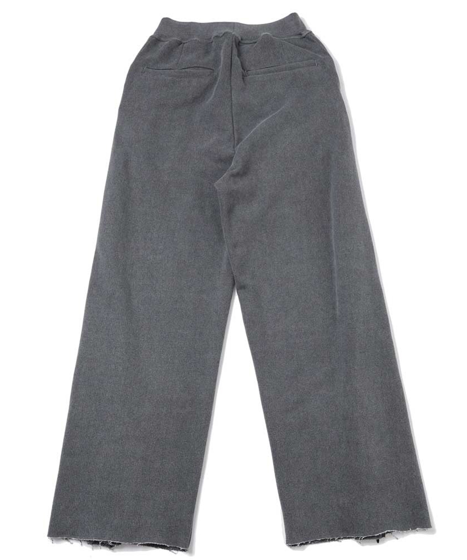 NEW RIB BAGGY PANTS- Pigment Print French Terry saby