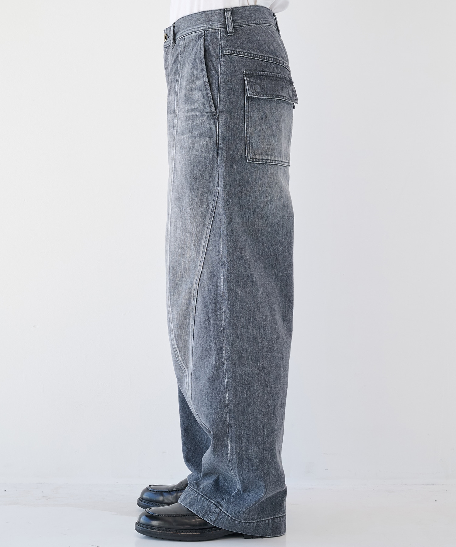 WIDE 3D DENIM SHAREEF