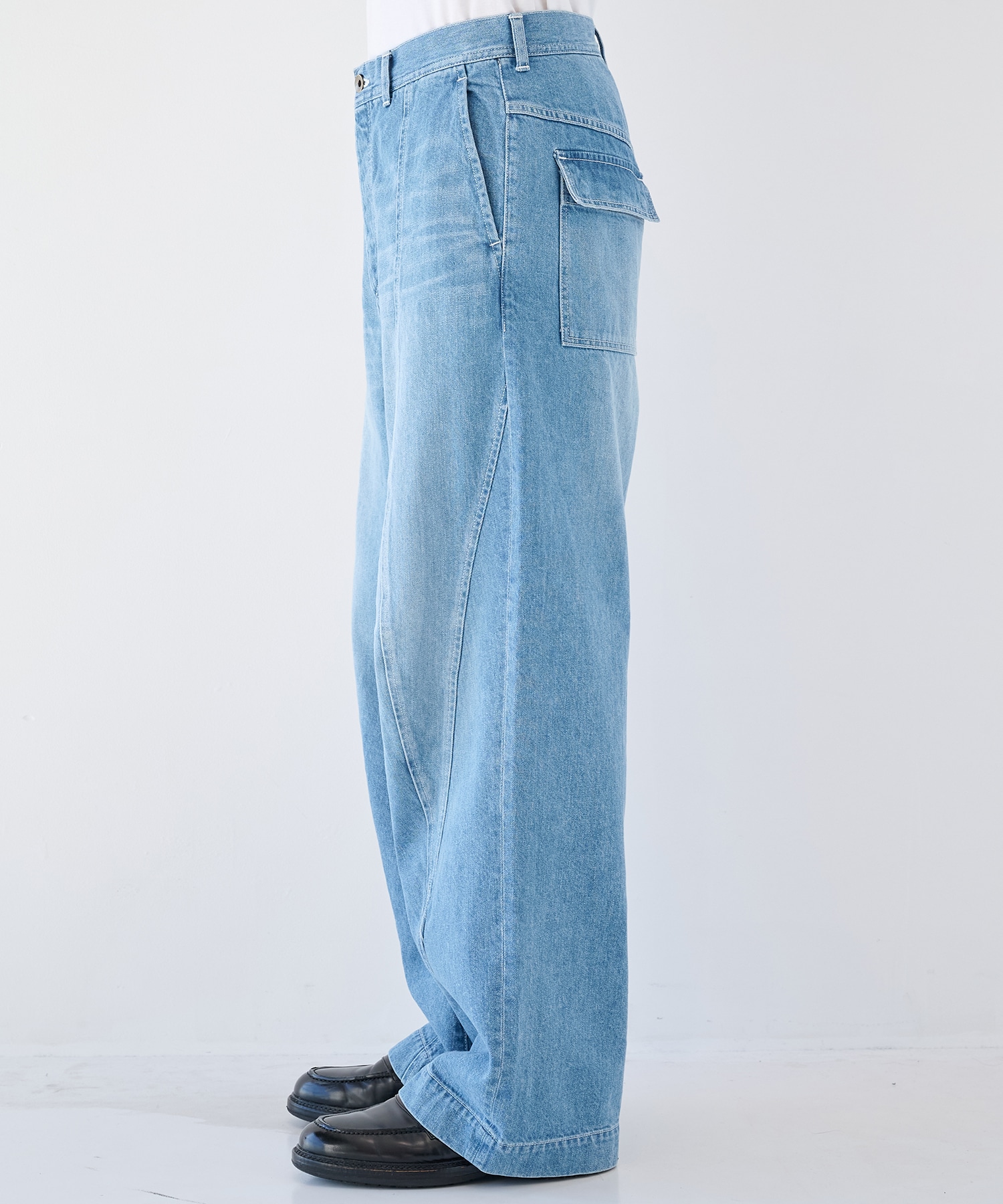 WIDE 3D DENIM SHAREEF