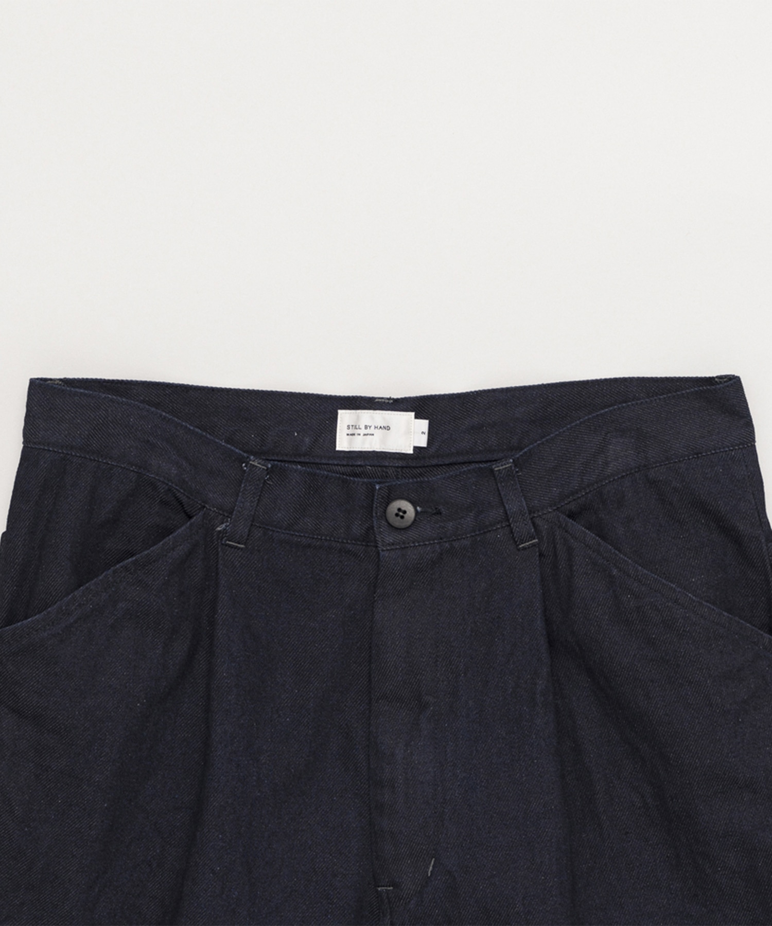 12oz denim 1 tuck pants 