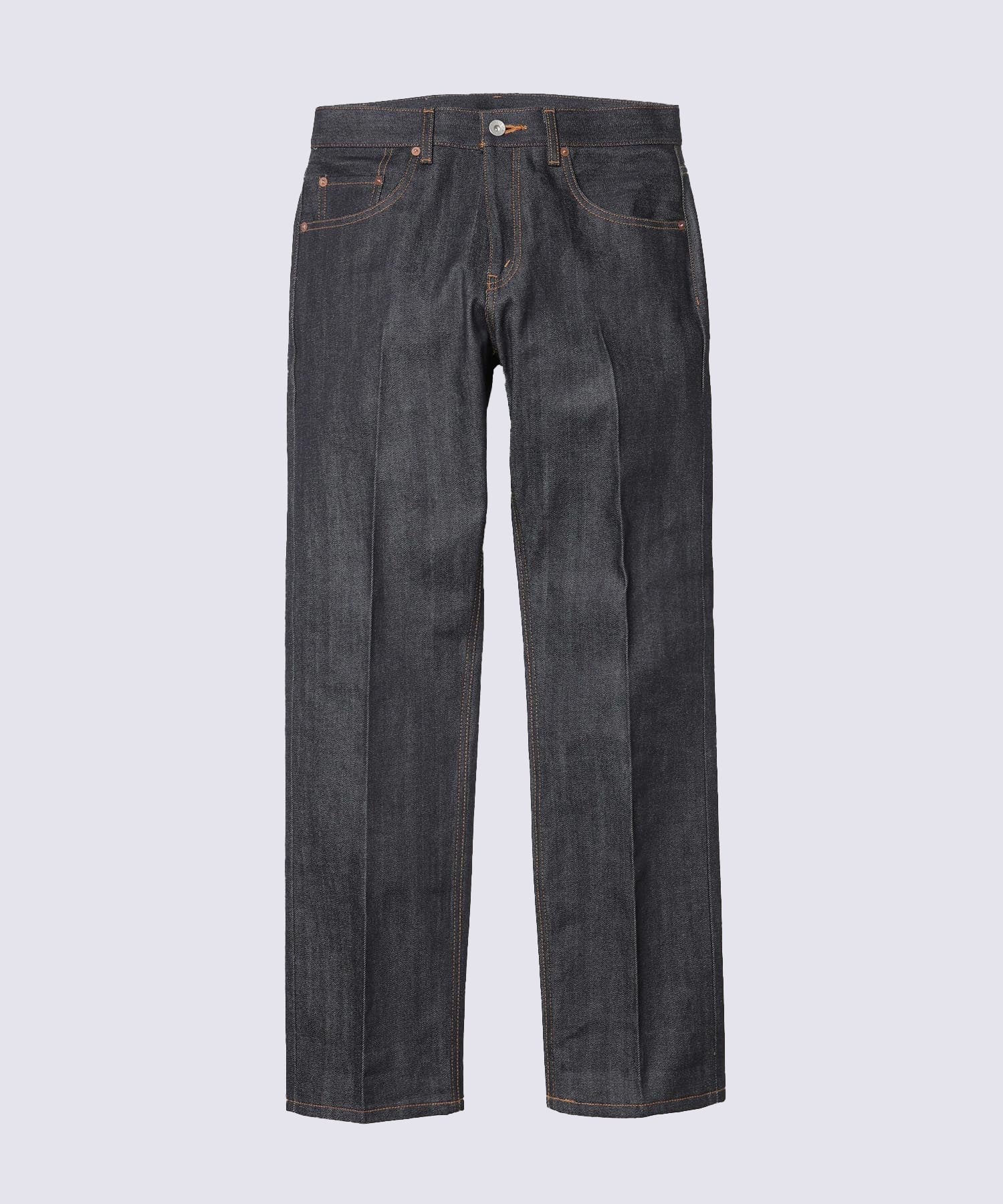14oz SELVAGE DENIM /RIGID STANDARD STRAIGHT JEANS MR.OLIVE