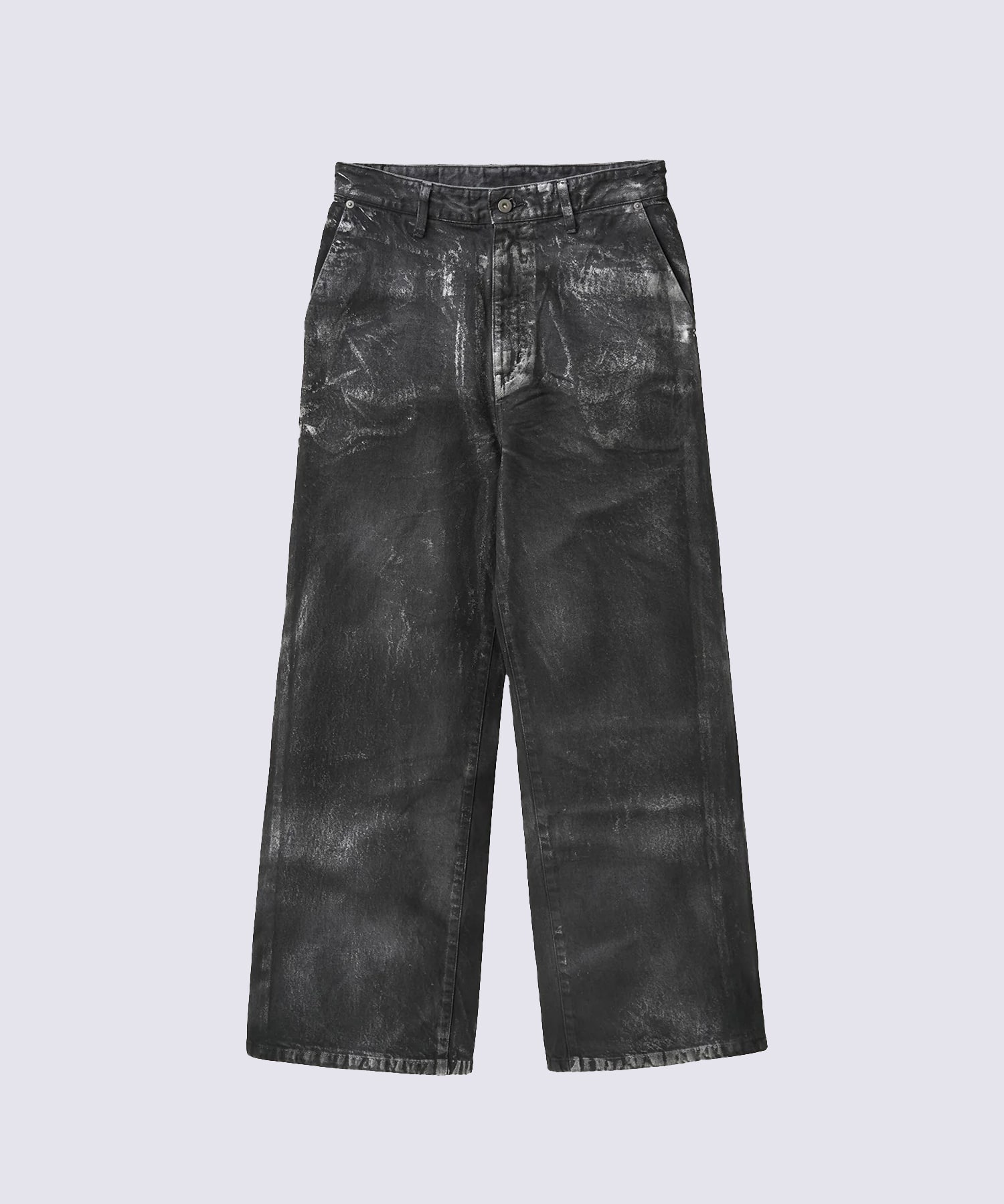 SILVER FOIL WIDE DENIM JUHA