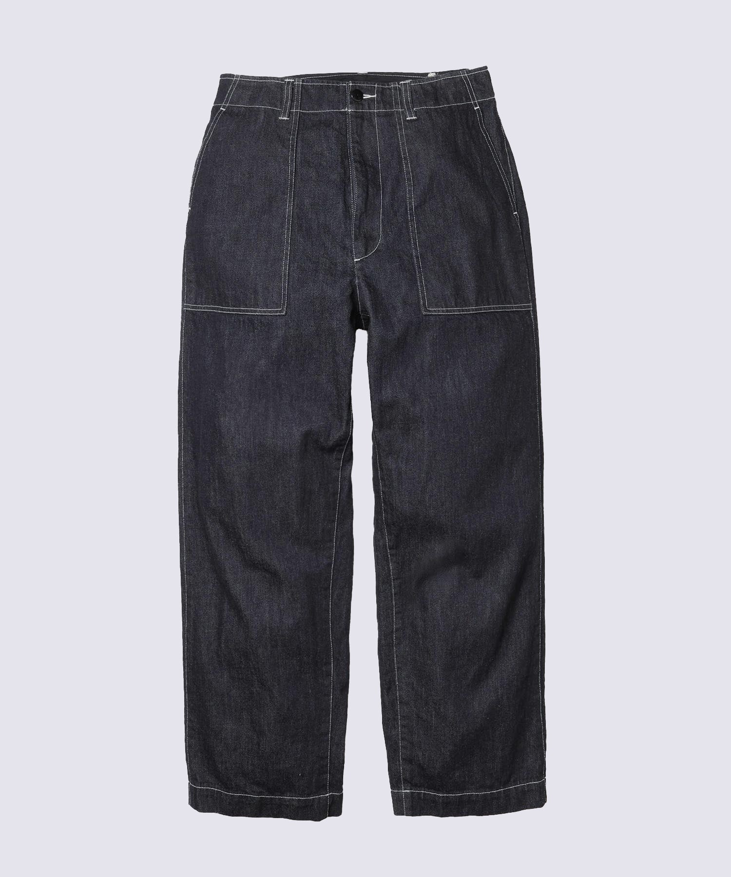 RINSE WASH 12oz CRUNCH DEINIM /UTILITY PANTS MR.OLIVE