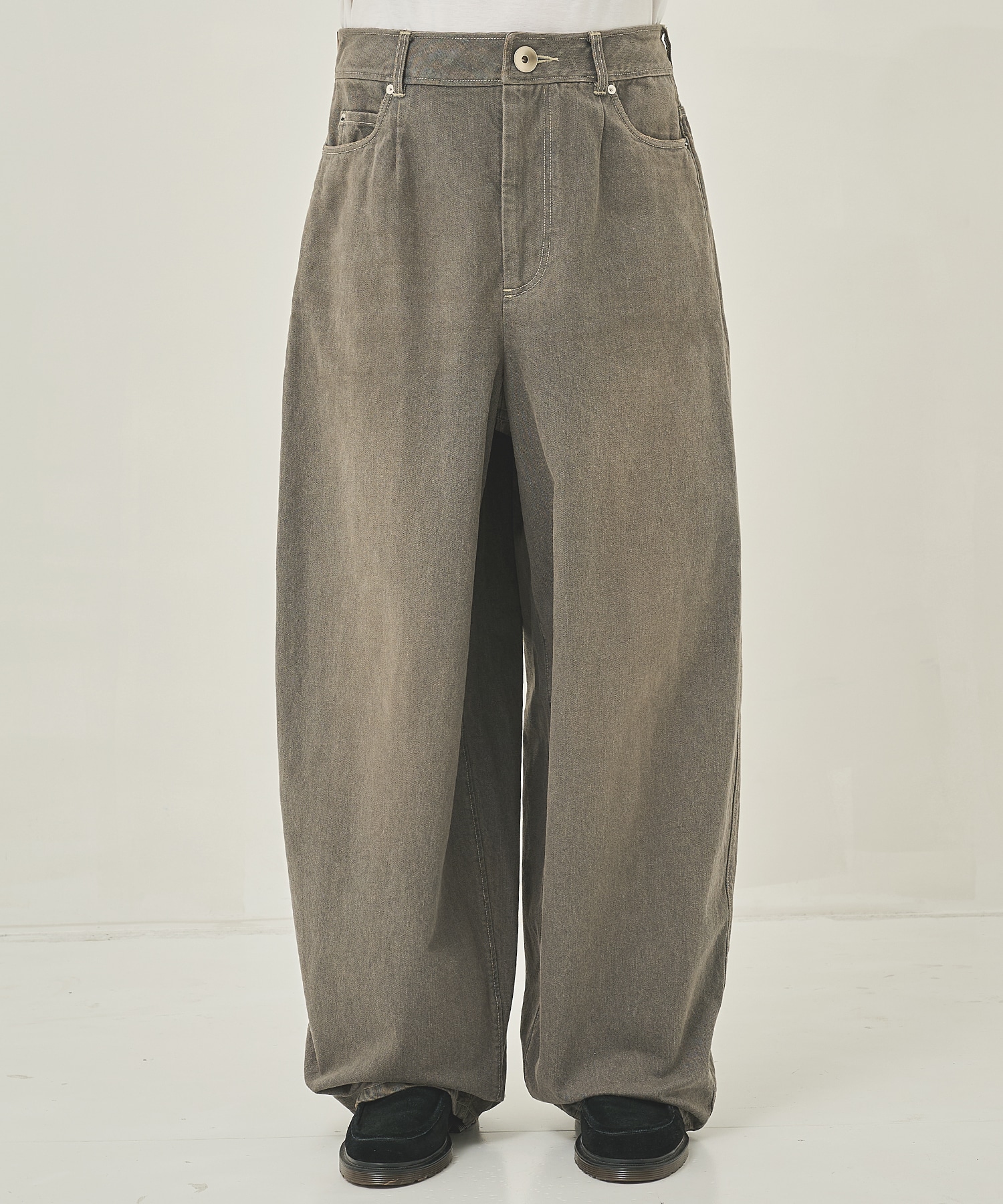 RERACS BARREL DENIM PANTS THE RERACS