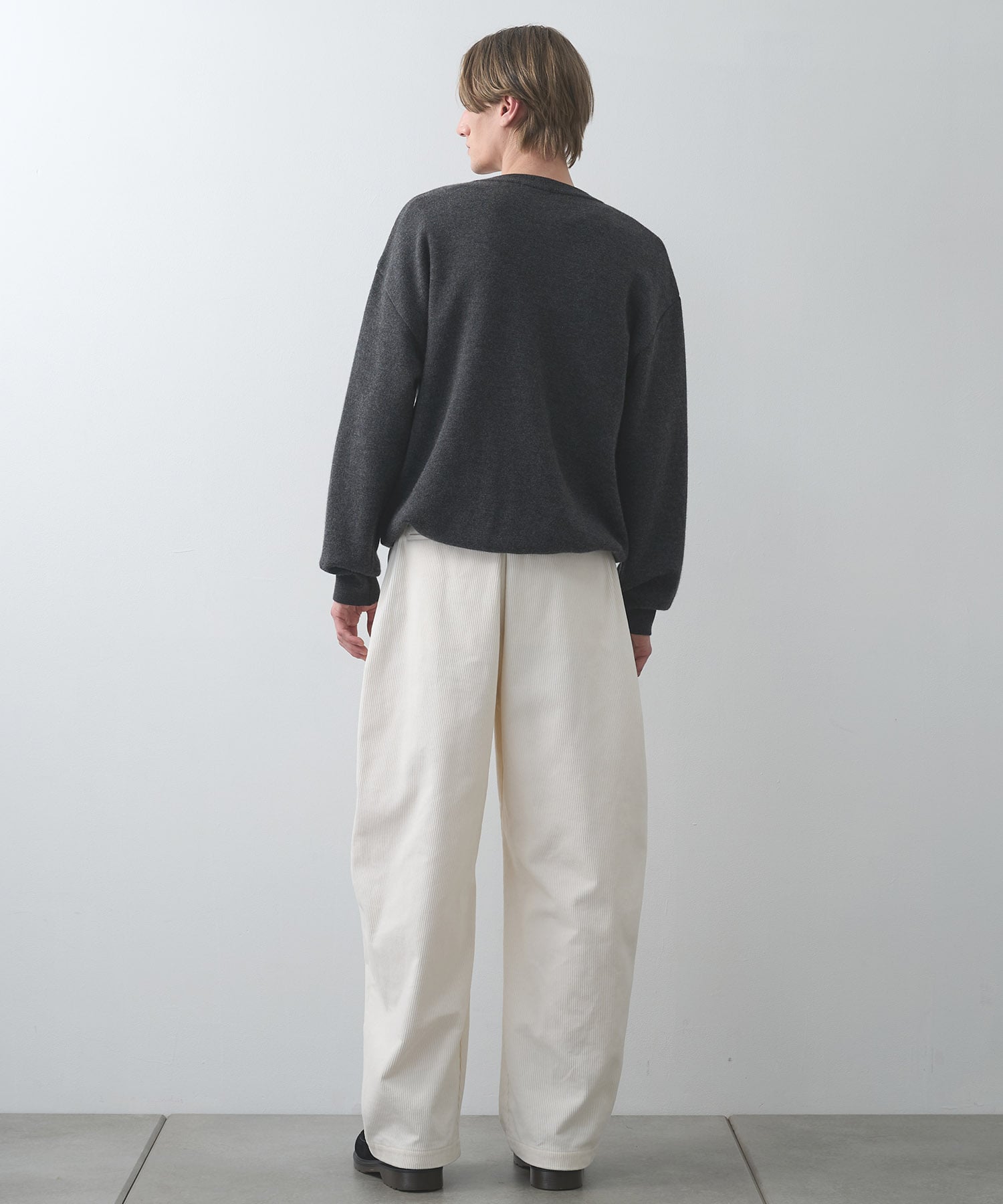 CORDUROY WIDE PANTS STUDIOUS