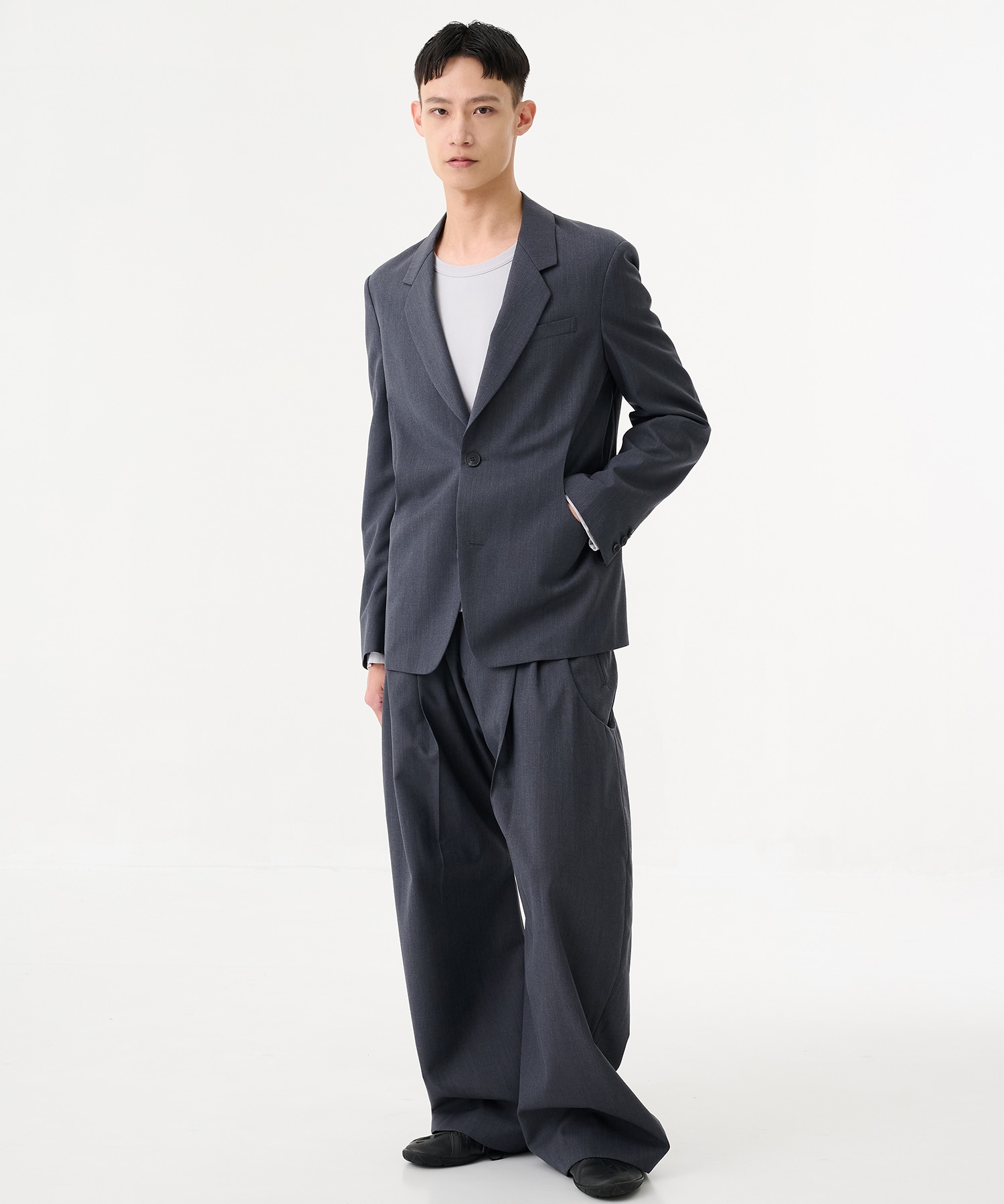 CURVED LEG UTILITY TROUSERS NVRFRGT