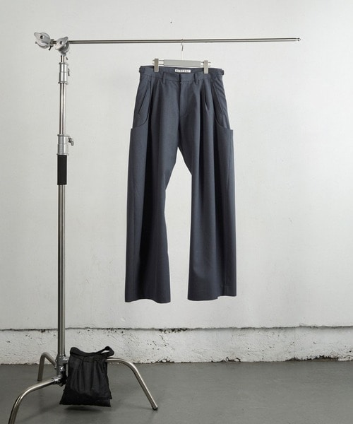 CURVED LEG UTILITY TROUSERS NVRFRGT