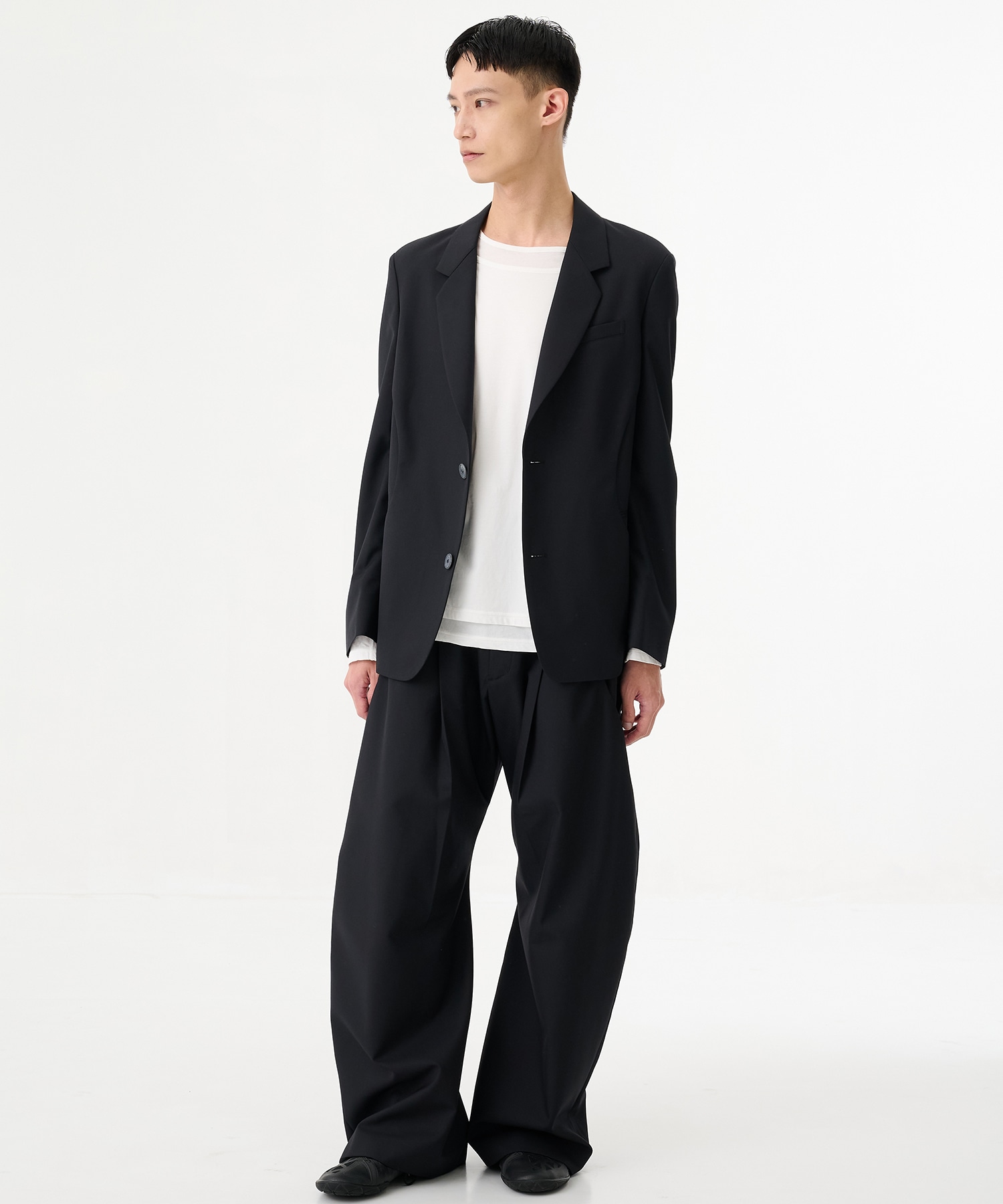 CURVED LEG UTILITY TROUSERS NVRFRGT