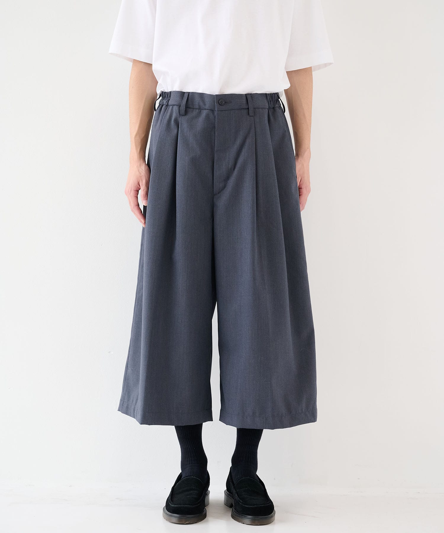 T/W Saxony Shin Cut Wide Easy Trousers COOTIE PRODUCTIONS