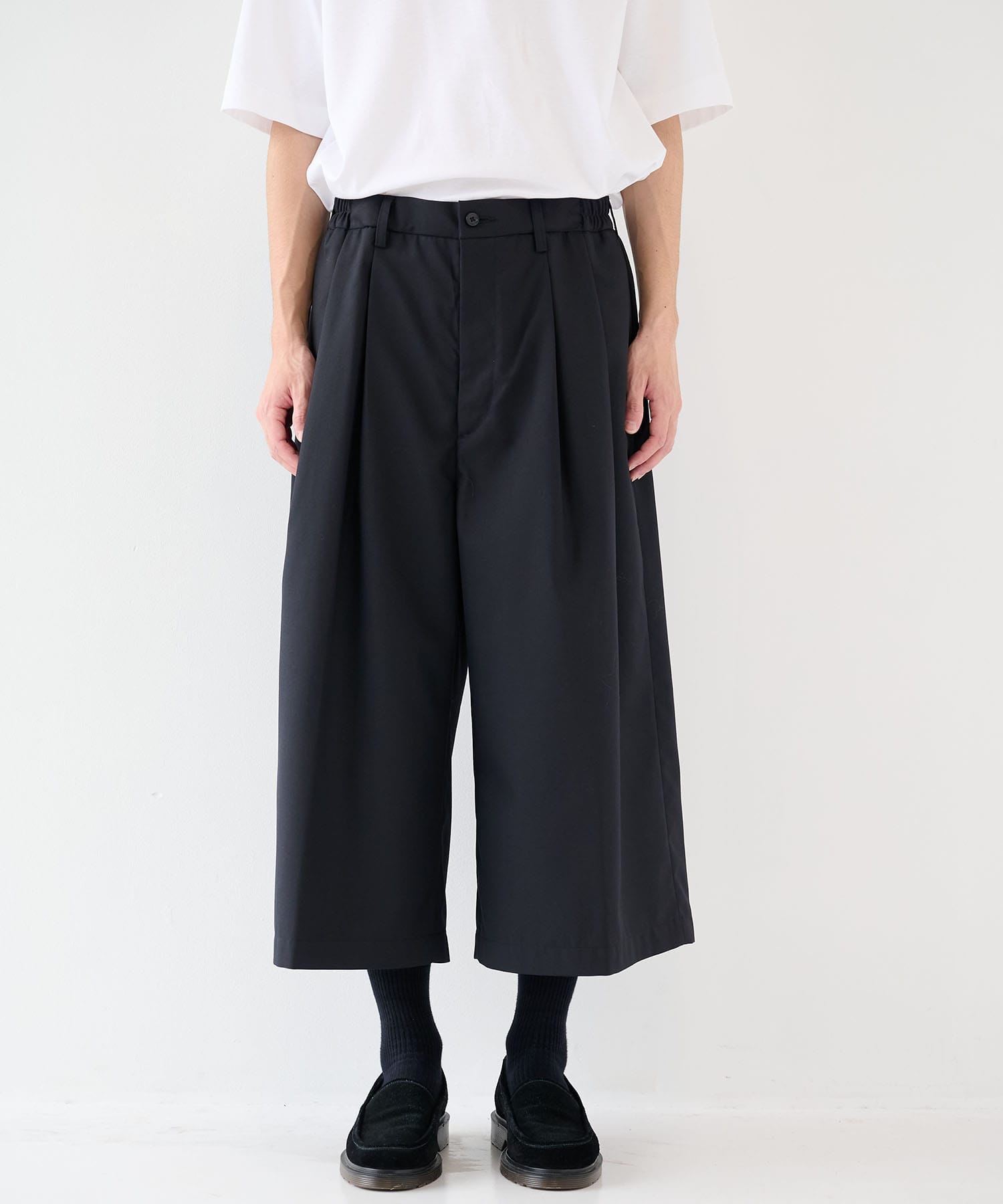 T/W Saxony Shin Cut Wide Easy Trousers COOTIE PRODUCTIONS