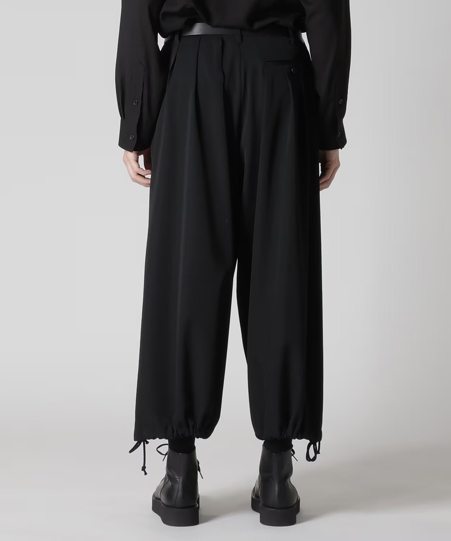シワギャバ細バルーン Yohji Yamamoto