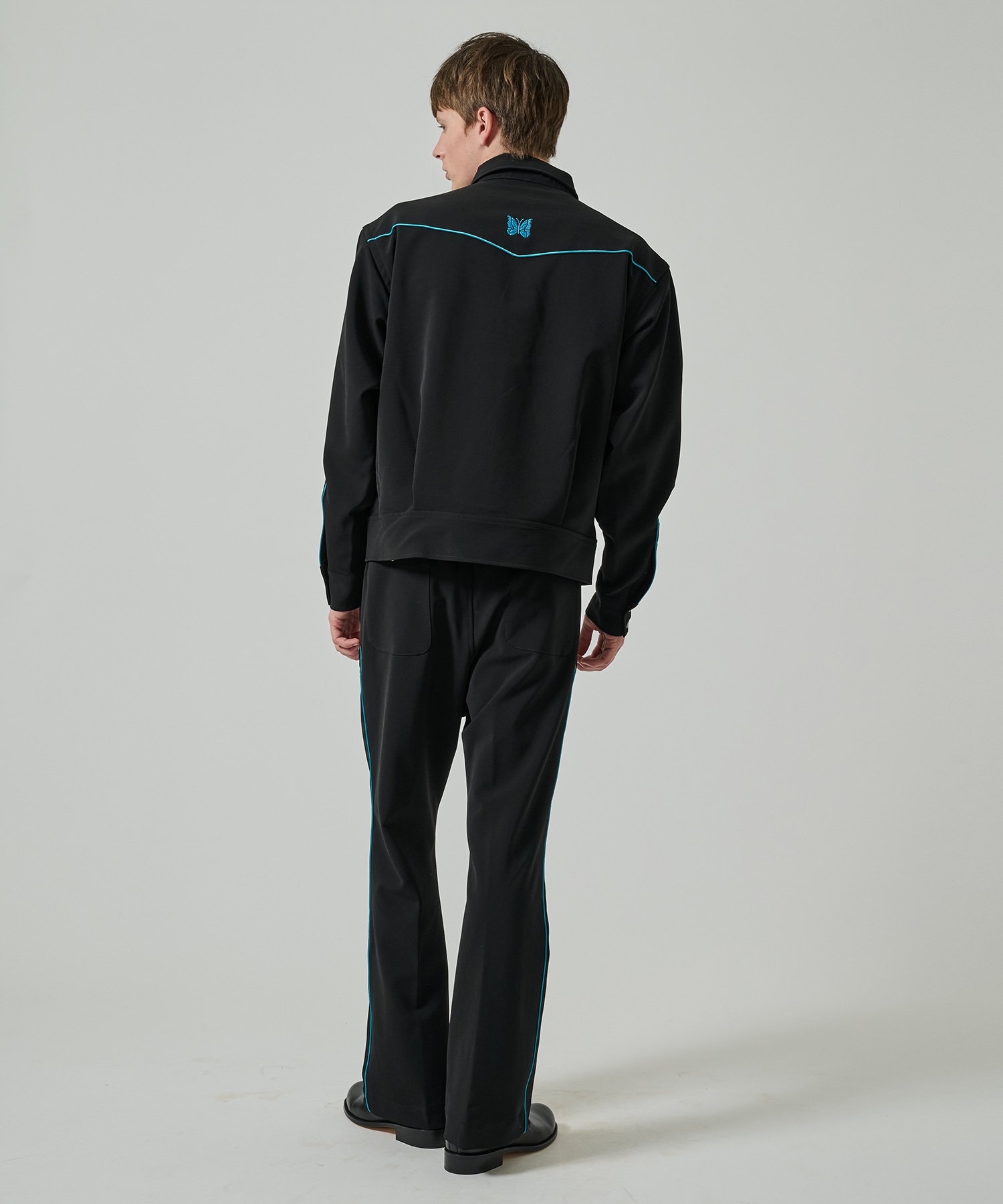 Piping Cowboy Jacket - Poly Double Cloth NEEDLES