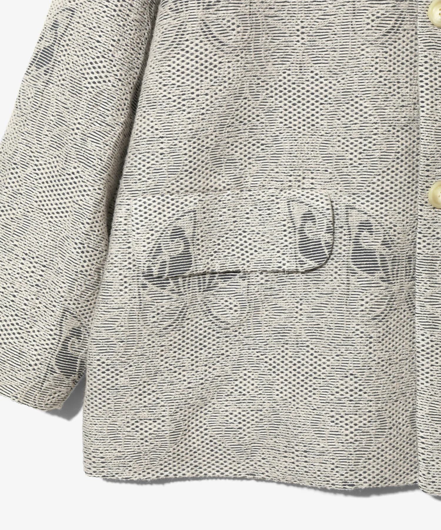 Stand Collar Jacket - Papillon Jacquard NEEDLES