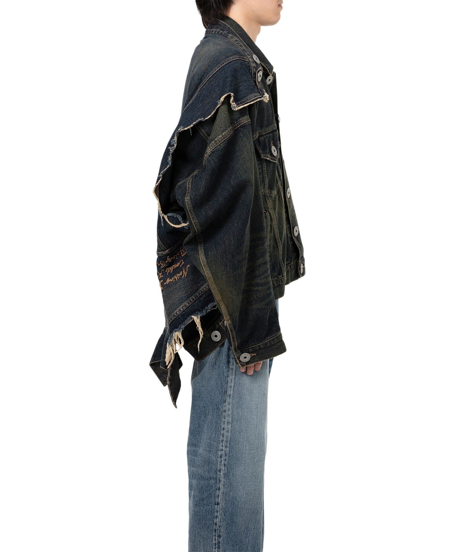 DECONSTRUCTED DENIM BLOUSON Maison MIHARA YASUHIRO