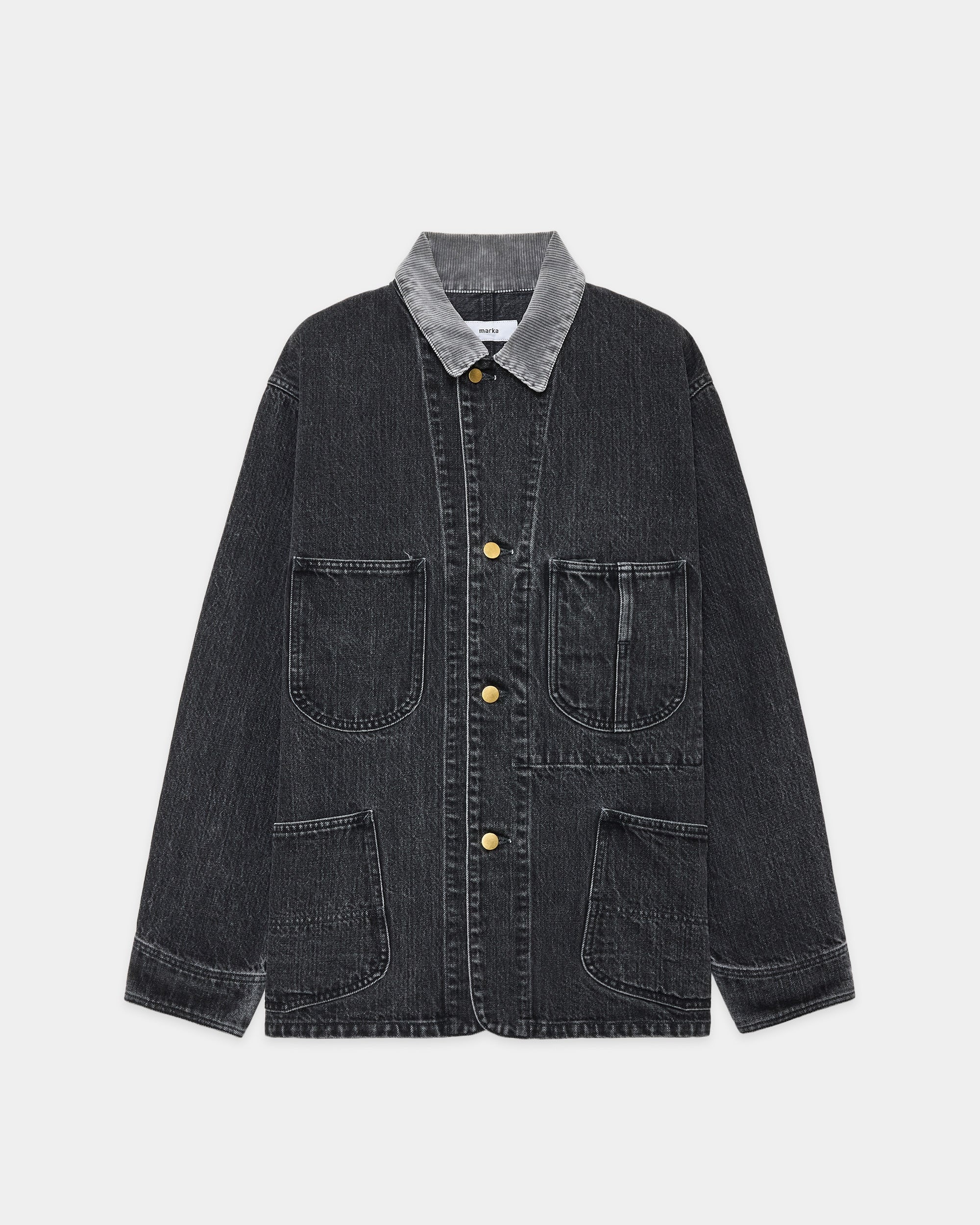 オーガニックコットン 13.5oz セルビッチデニム / カバーオールジャケット MARKAWARE/marka