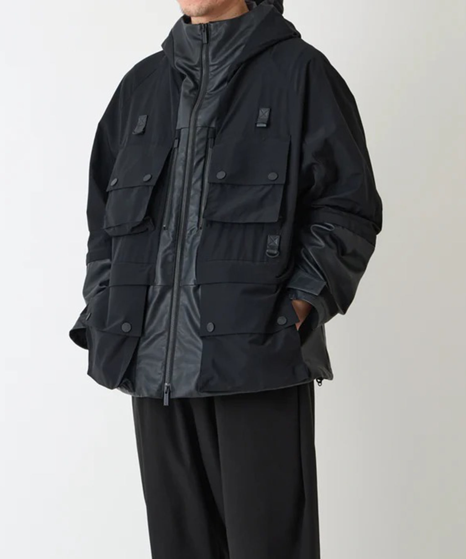 WINDSTOPPER ZIP OFF MOUNTAIN PARKA White Mountaineering