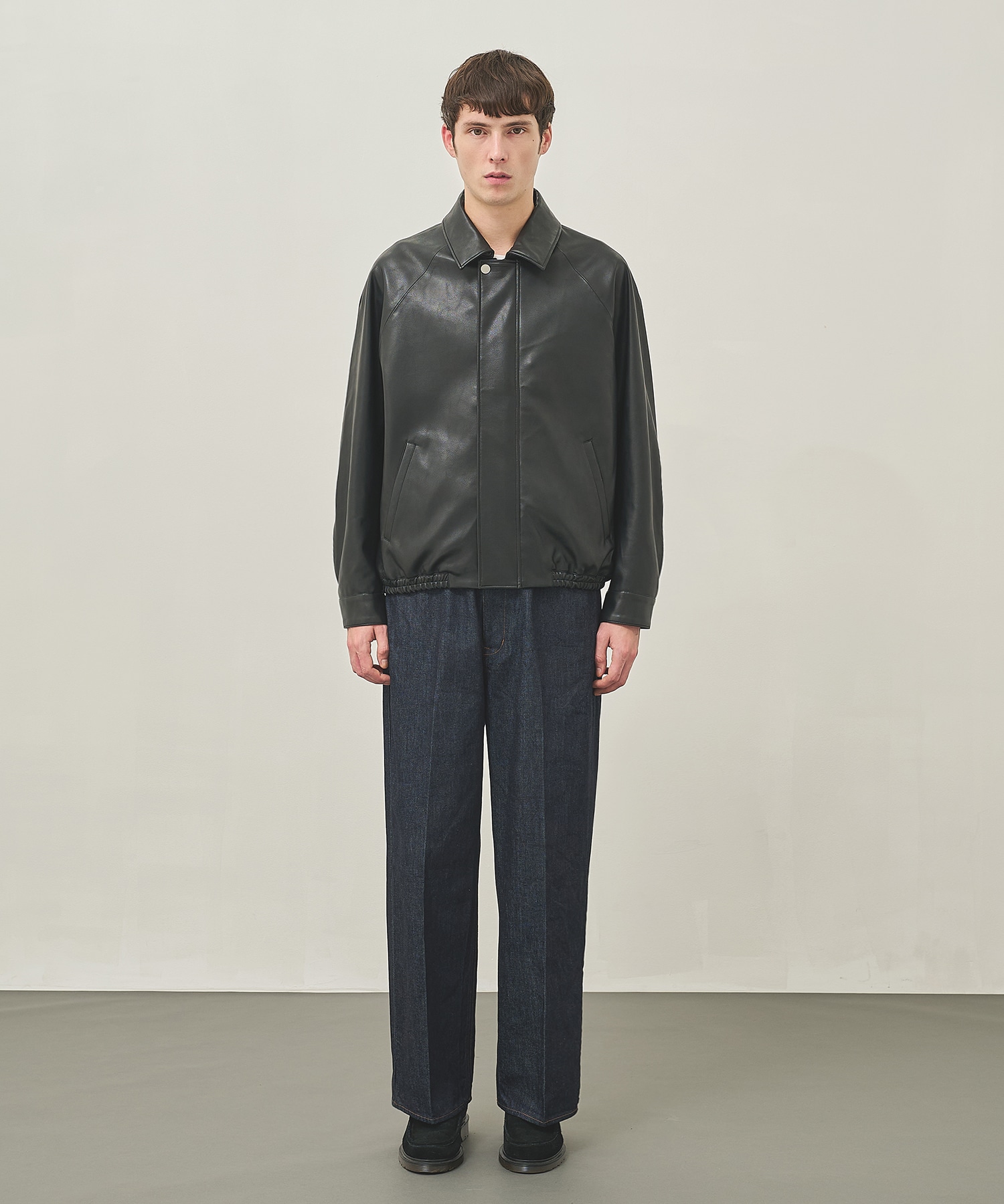 MODERN LEATHER BLOUSON STUDIOUS