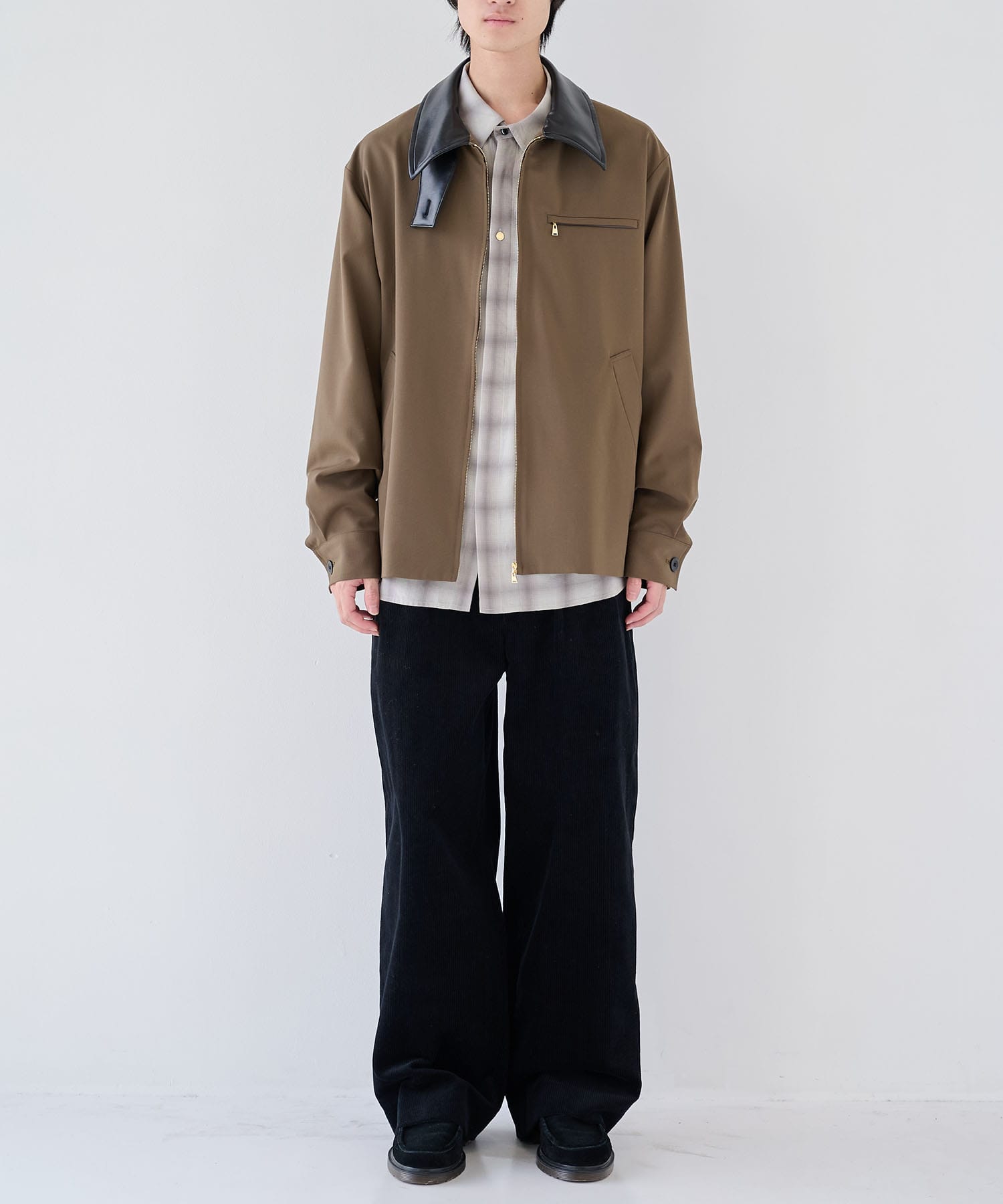 別注 Leather Color Zip Blouson CULLNI