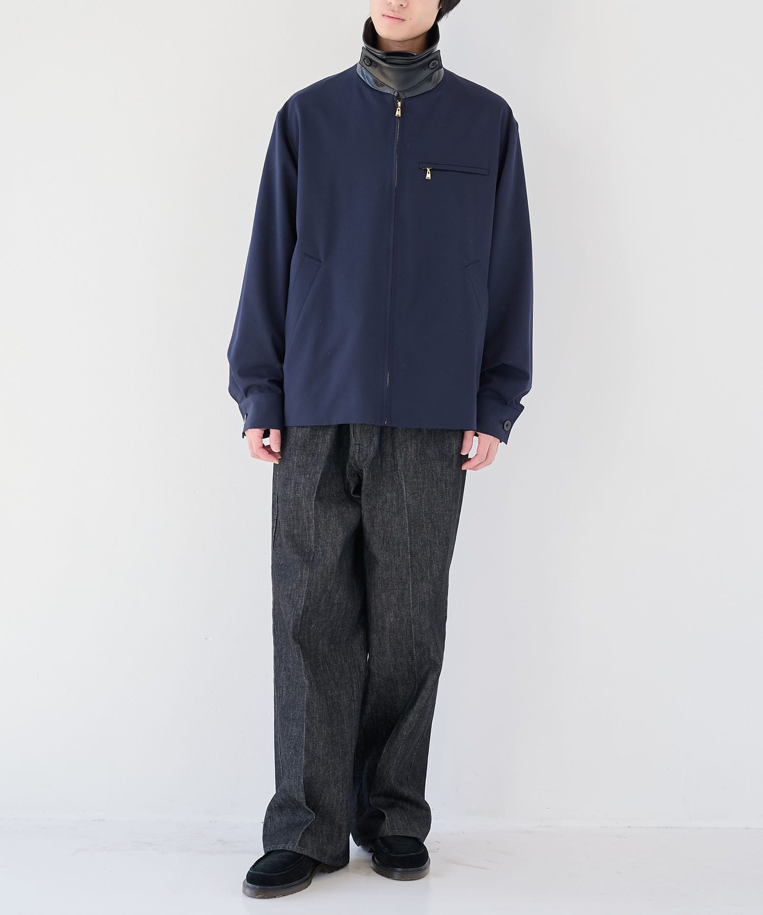 別注 Leather Color Zip Blouson CULLNI