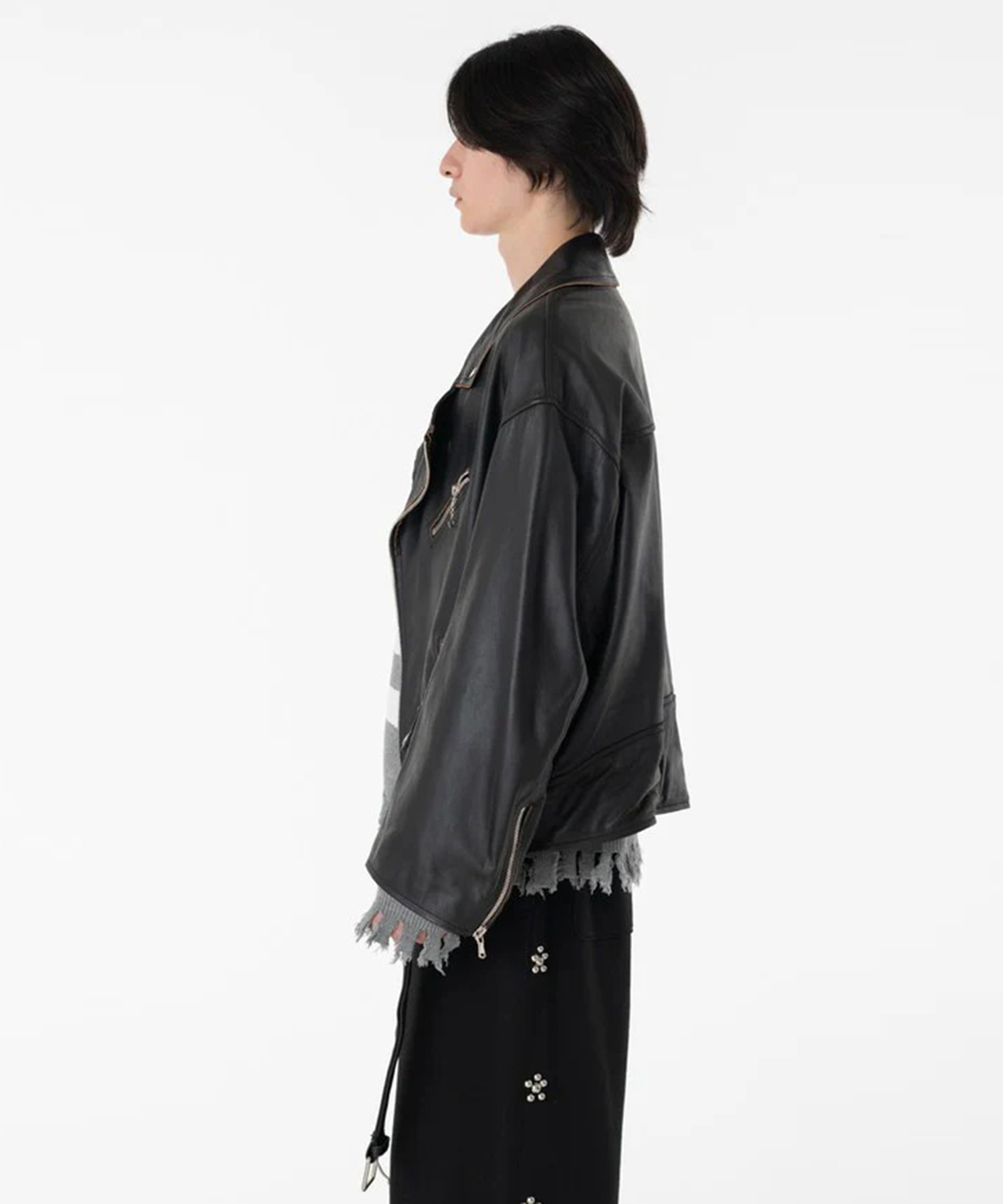 LEATHER W RIDERS BLOUSON DISCOVERED