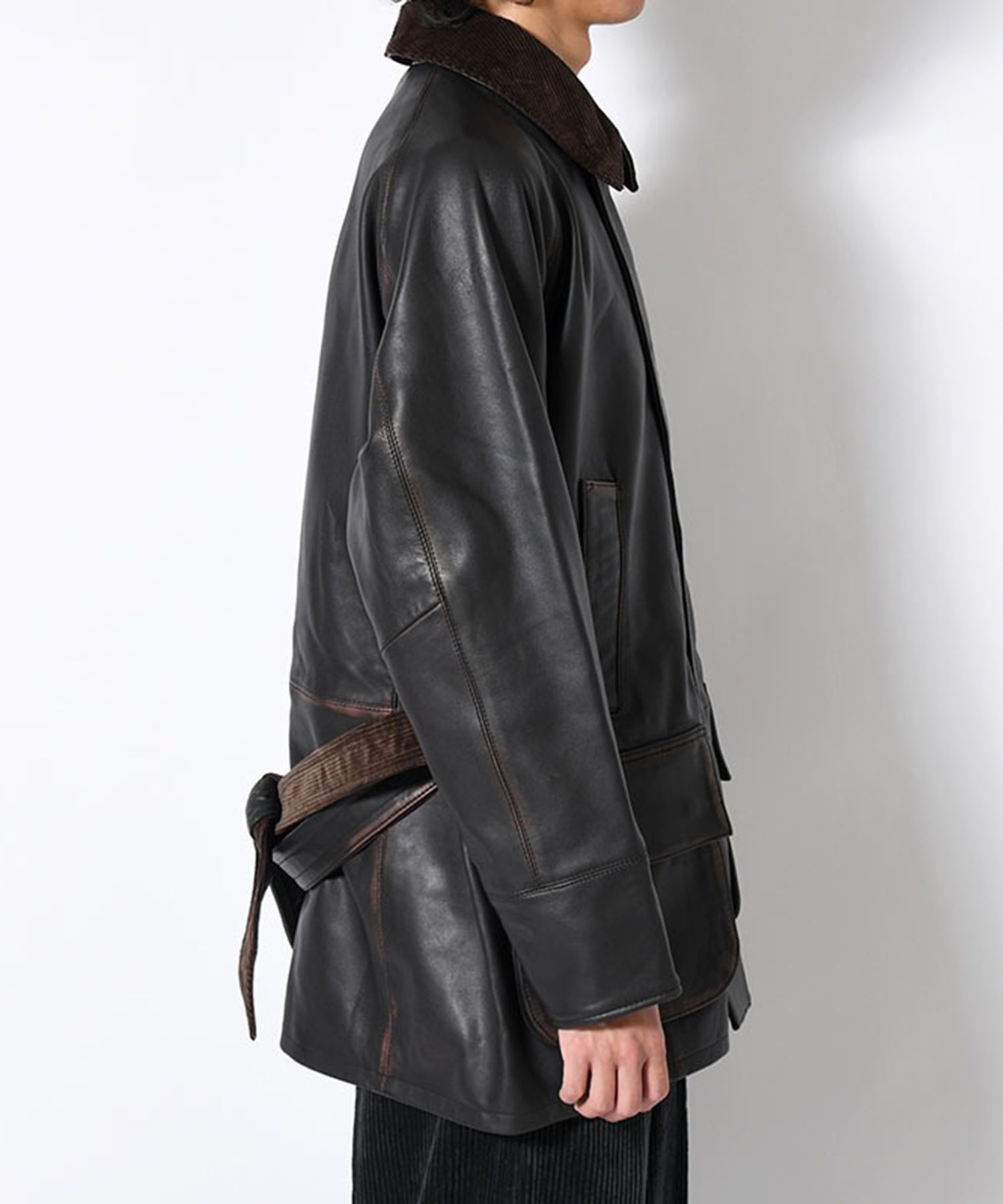 HORSE RIDING JACKET- India Lamb Leather saby