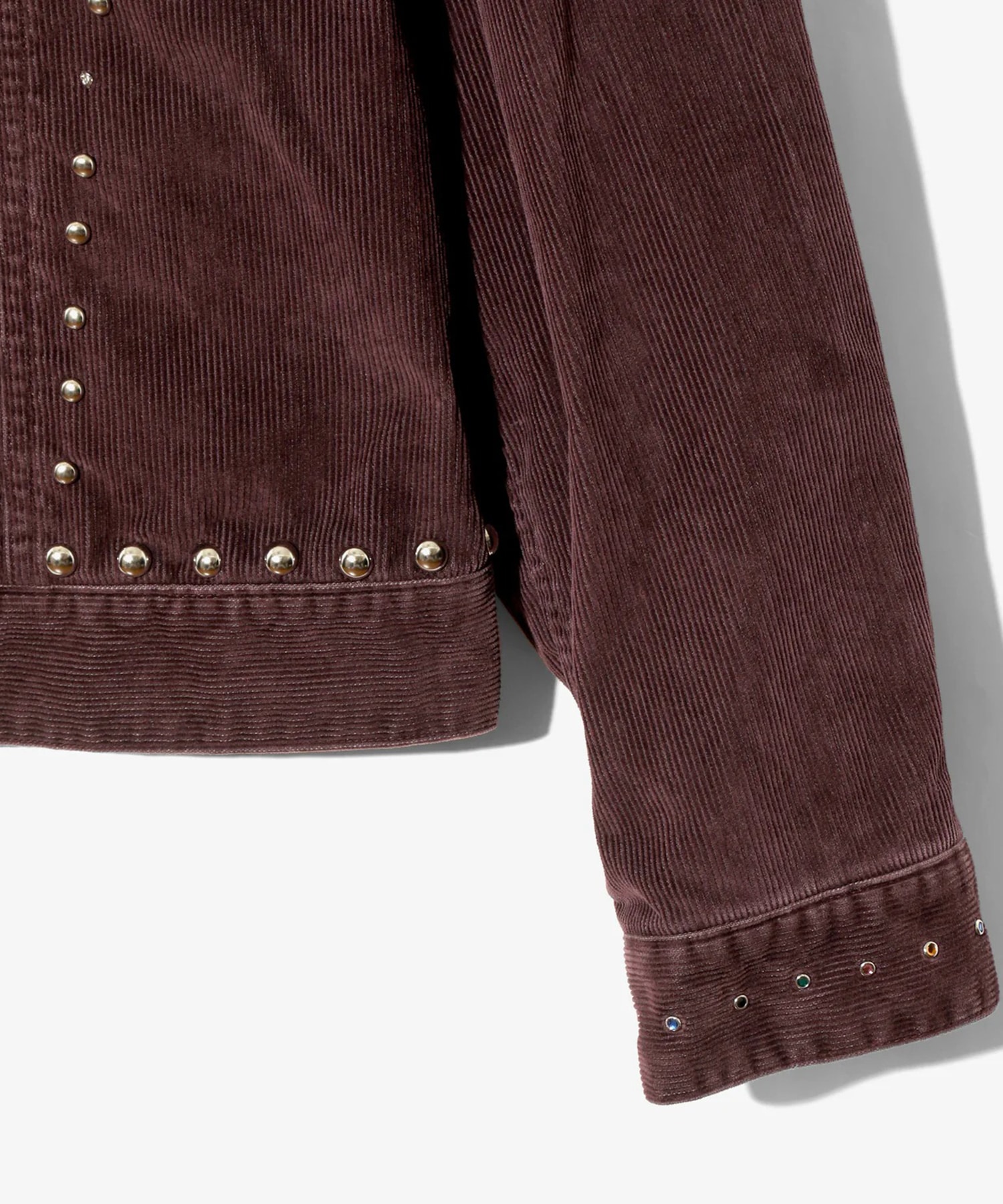 Studded Jean Jacket - 14W Corduroy NEEDLES