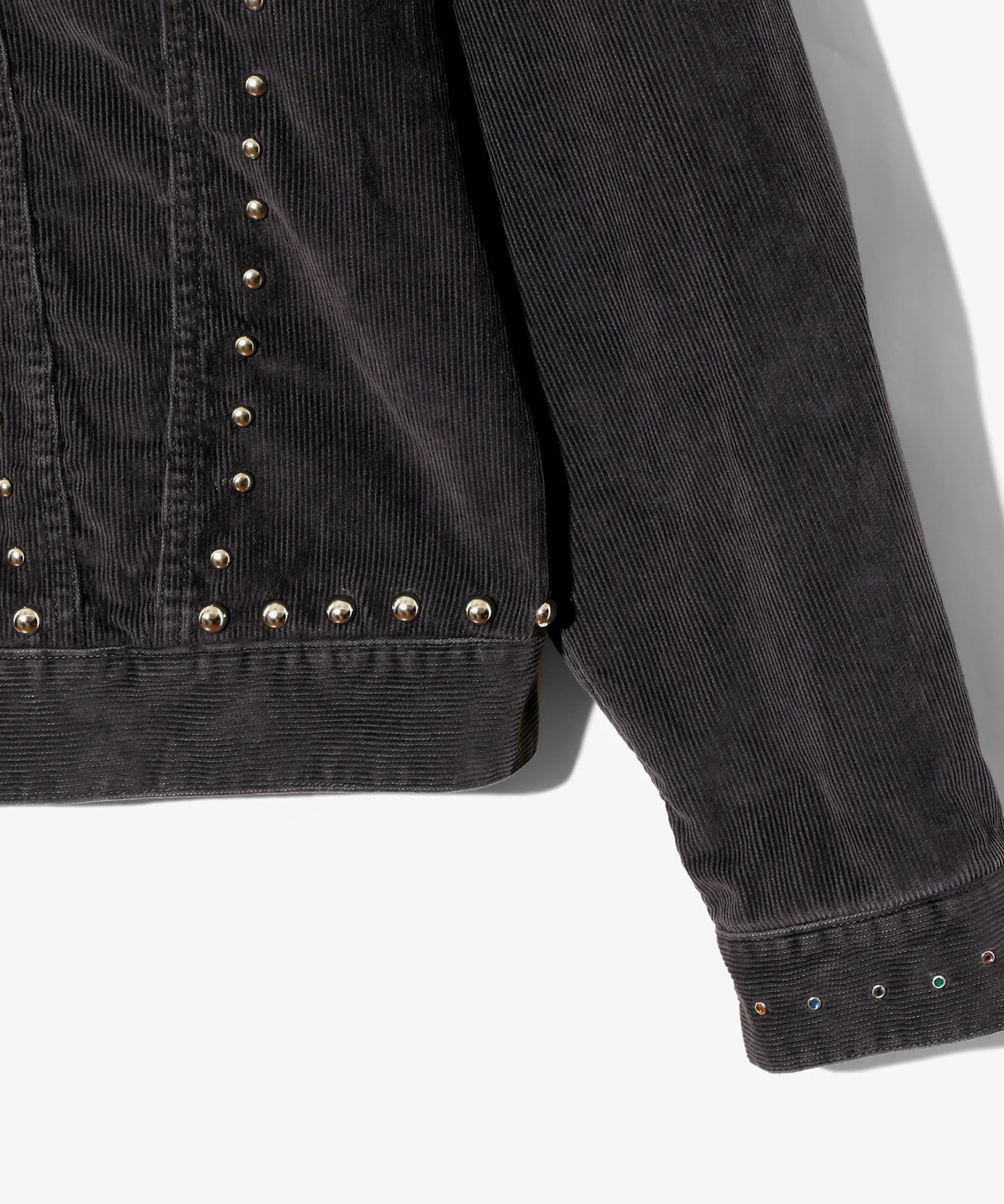 Studded Jean Jacket - 14W Corduroy NEEDLES