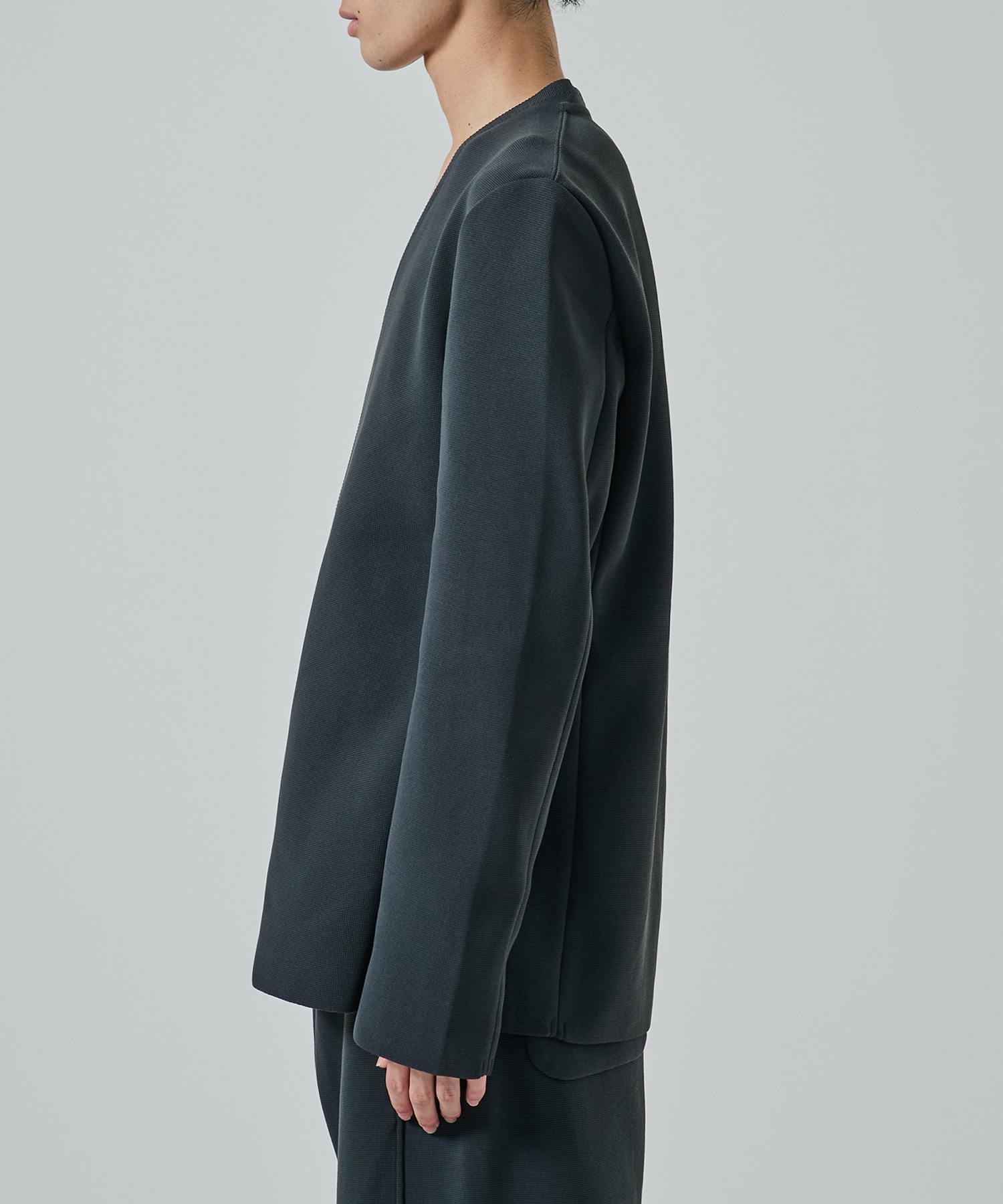 MILAN DOUBLE BREASTED COLLARLESS JACKET CFCL