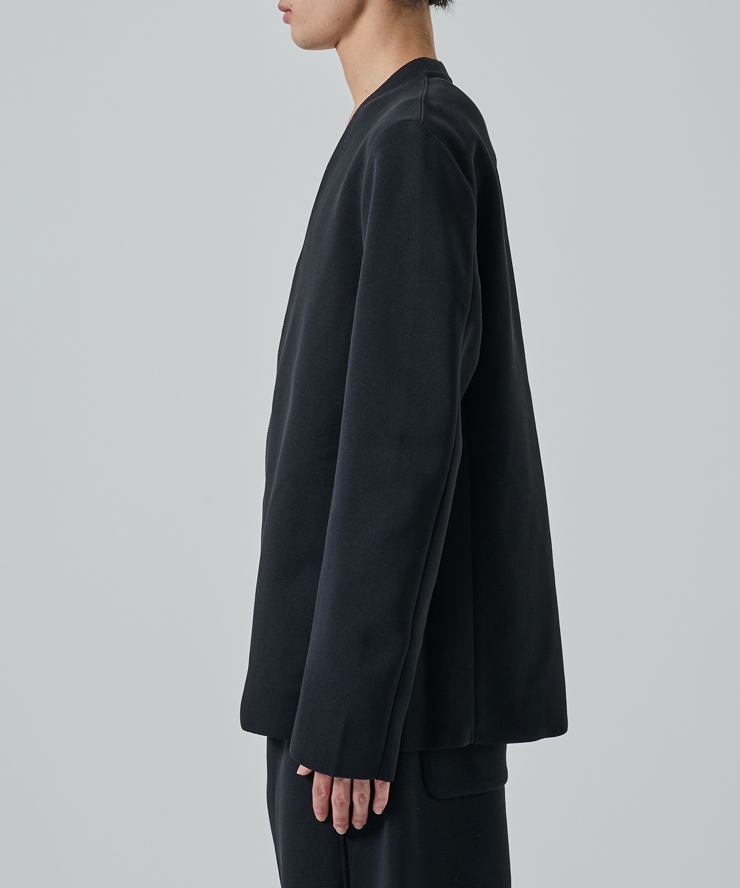 MILAN DOUBLE BREASTED COLLARLESS JACKET CFCL