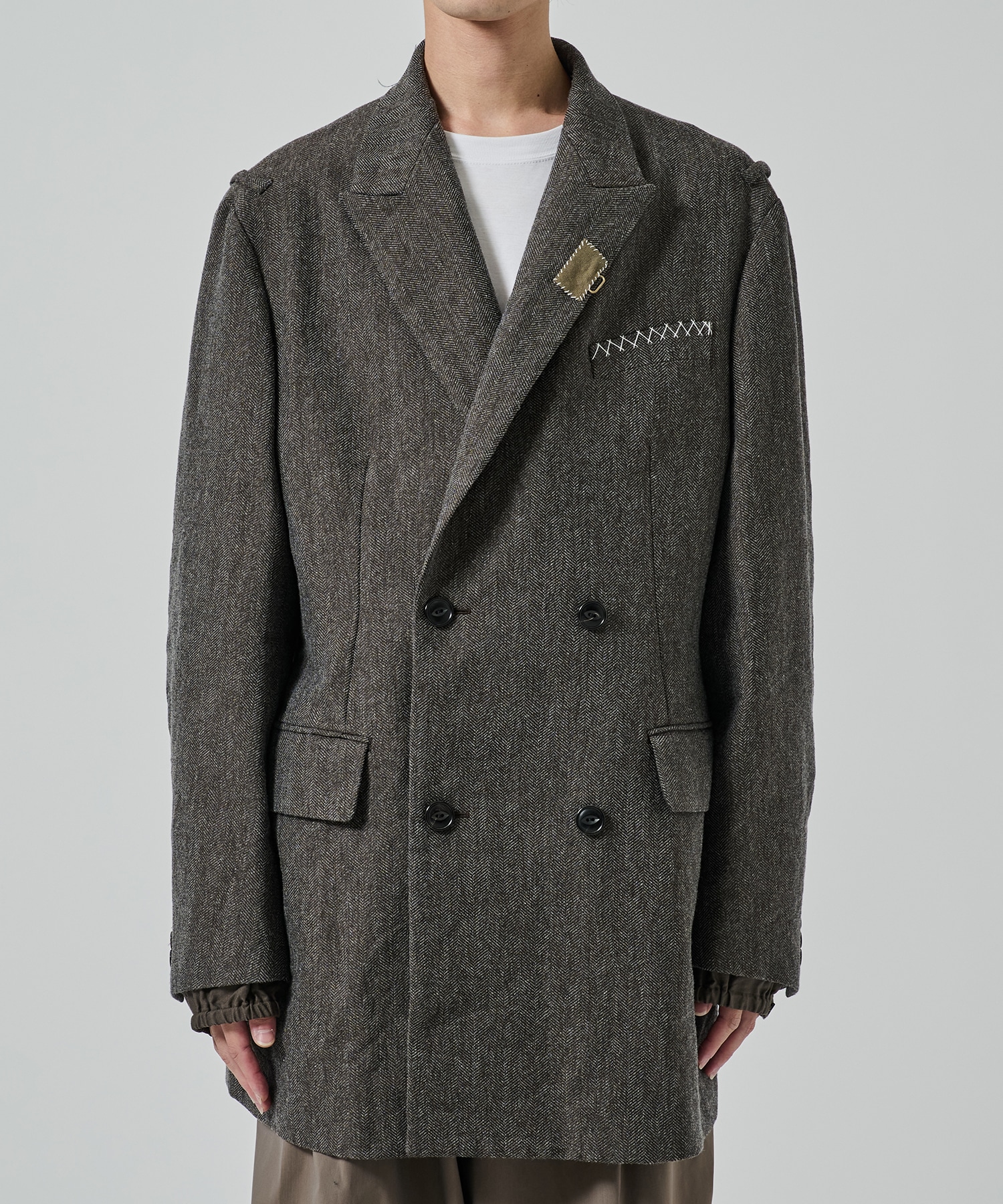 25WCM-J02105 TWEED JACKET kolor