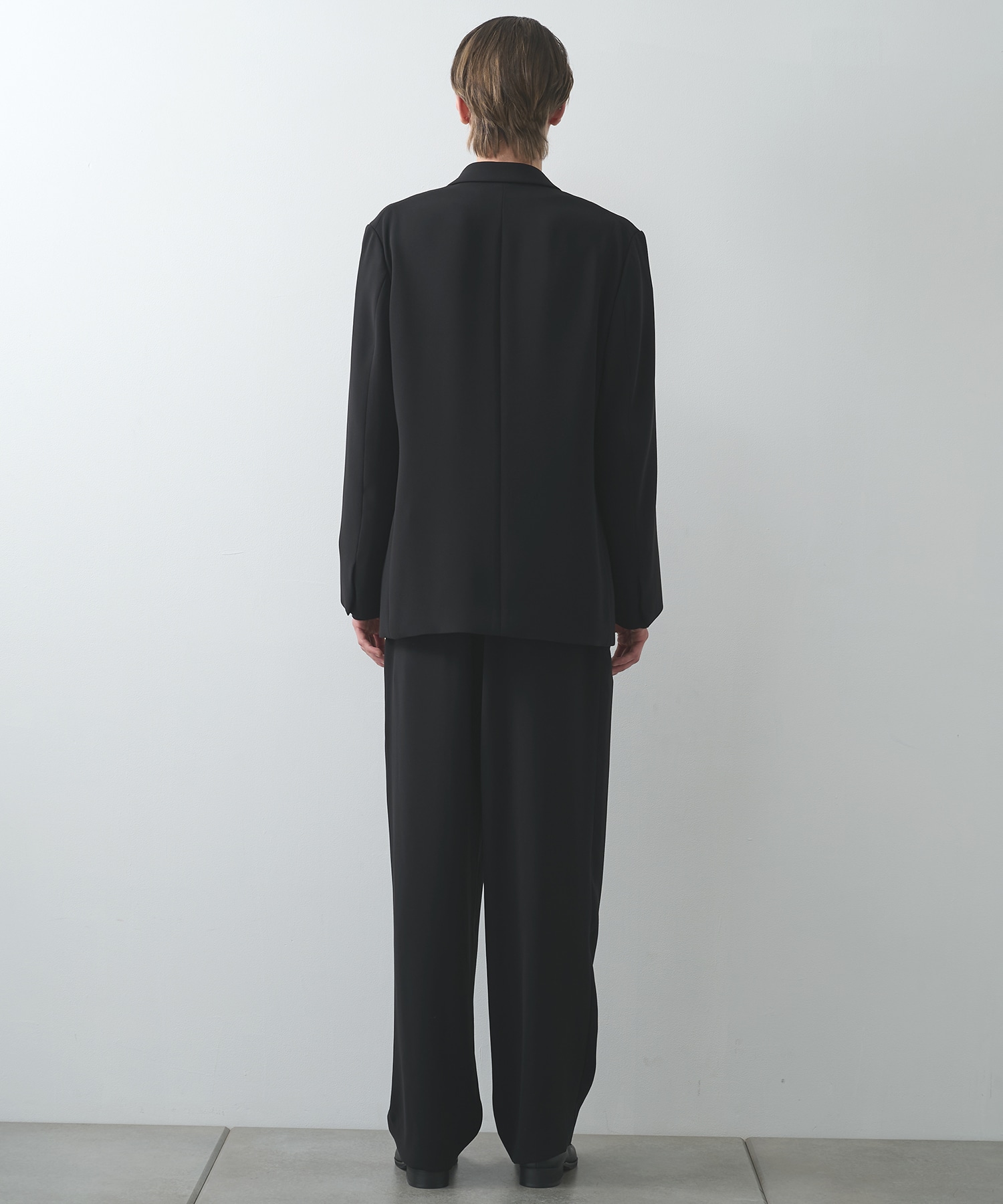 Double Cloth Slant Belt Tailored Jacket CULLNI