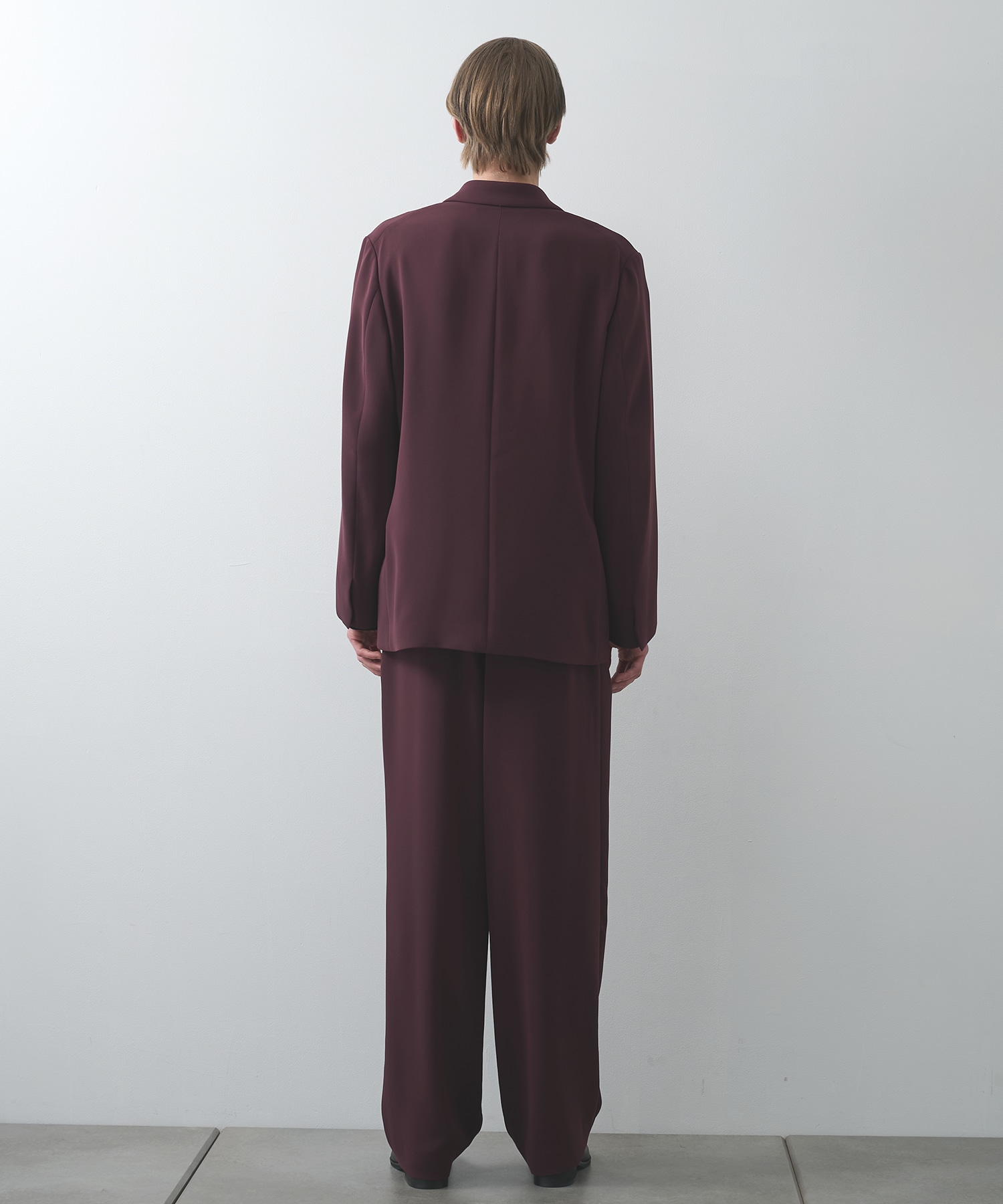 Double Cloth Slant Belt Tailored Jacket CULLNI