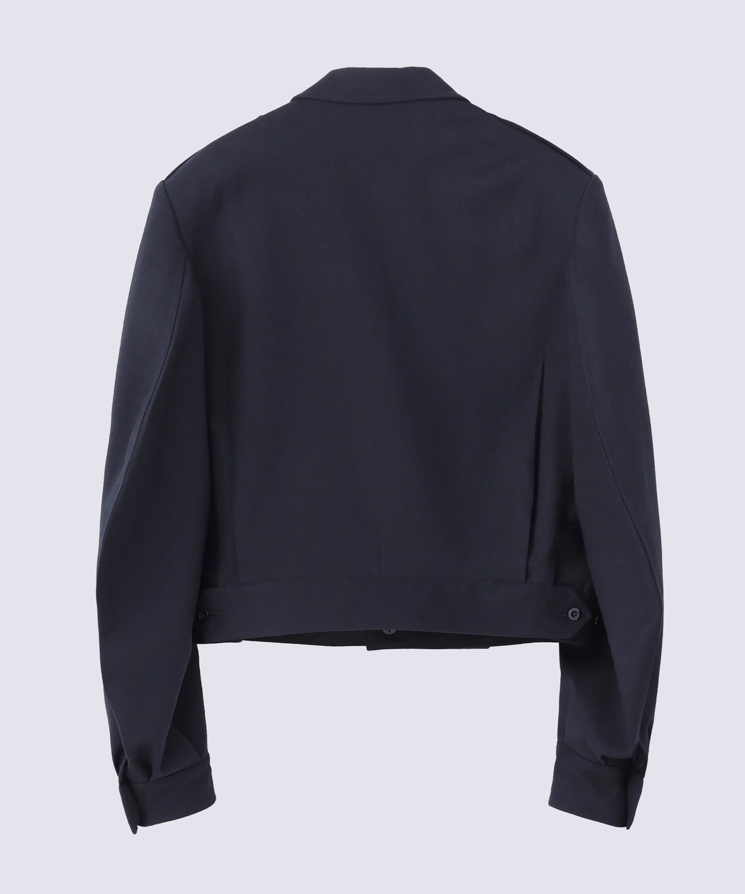 WOOL BARATHEA MASSIVE ROUNDED SLEEVE IKE JACKET JOHN LAWRENCE SULLIVAN
