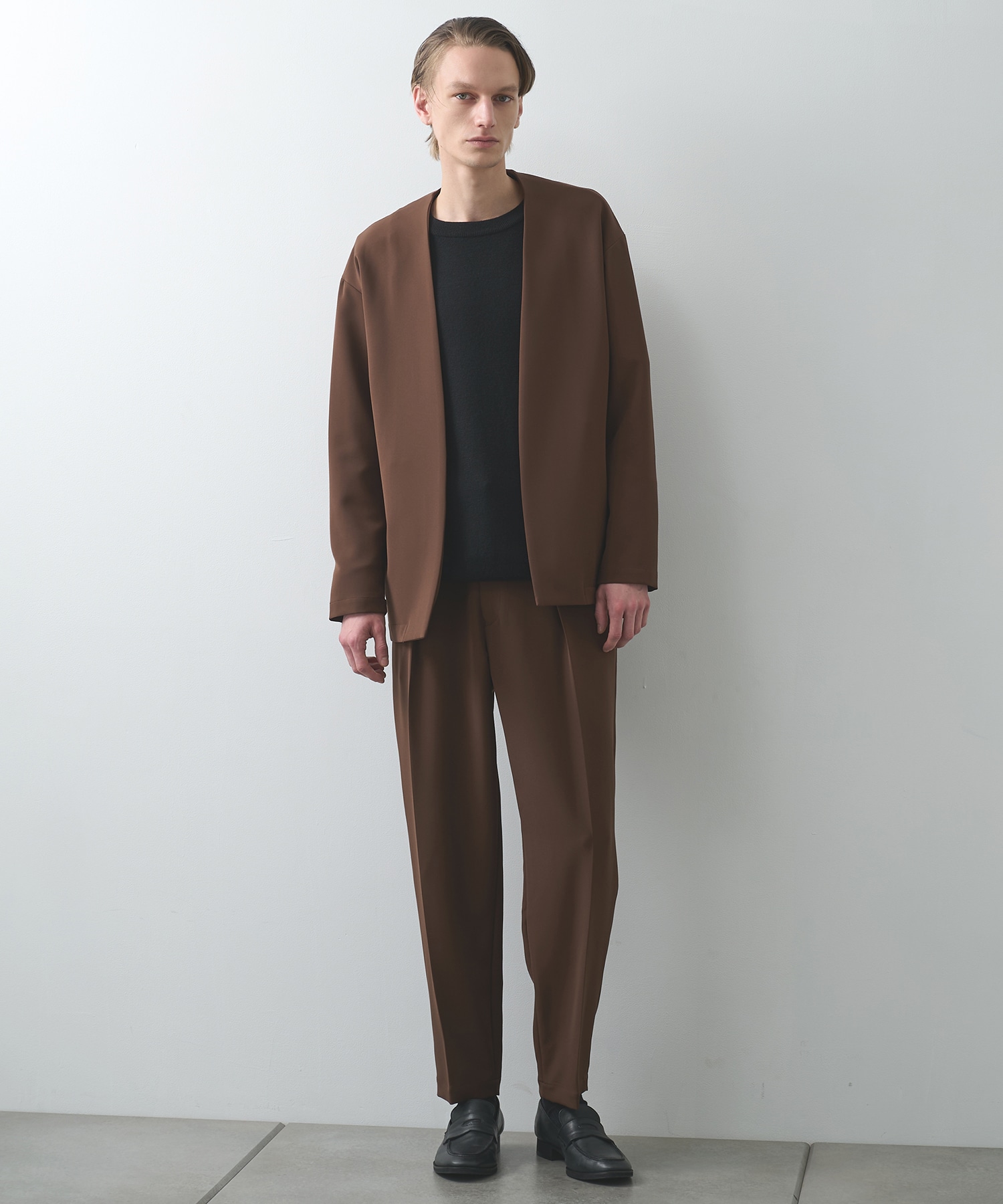 ドリームジャージーノーカラージャケット STUDIOUS