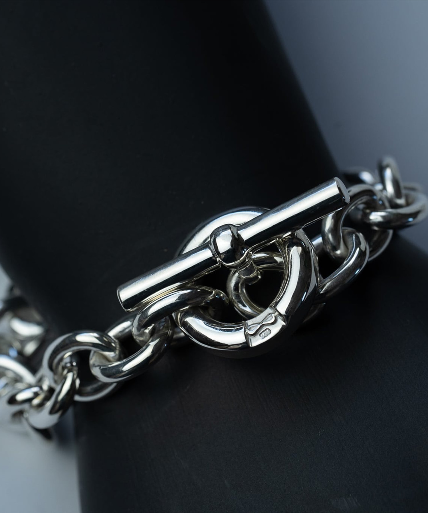 BN-035 Hook connect bracelet　(Large) WAKAN SILVER SMITH