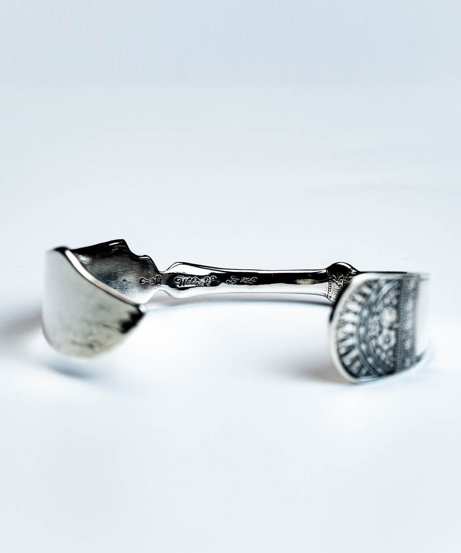 BN-045 Cutlery Butter Knife　Bangle　(燻し仕上げ) WAKAN SILVER SMITH