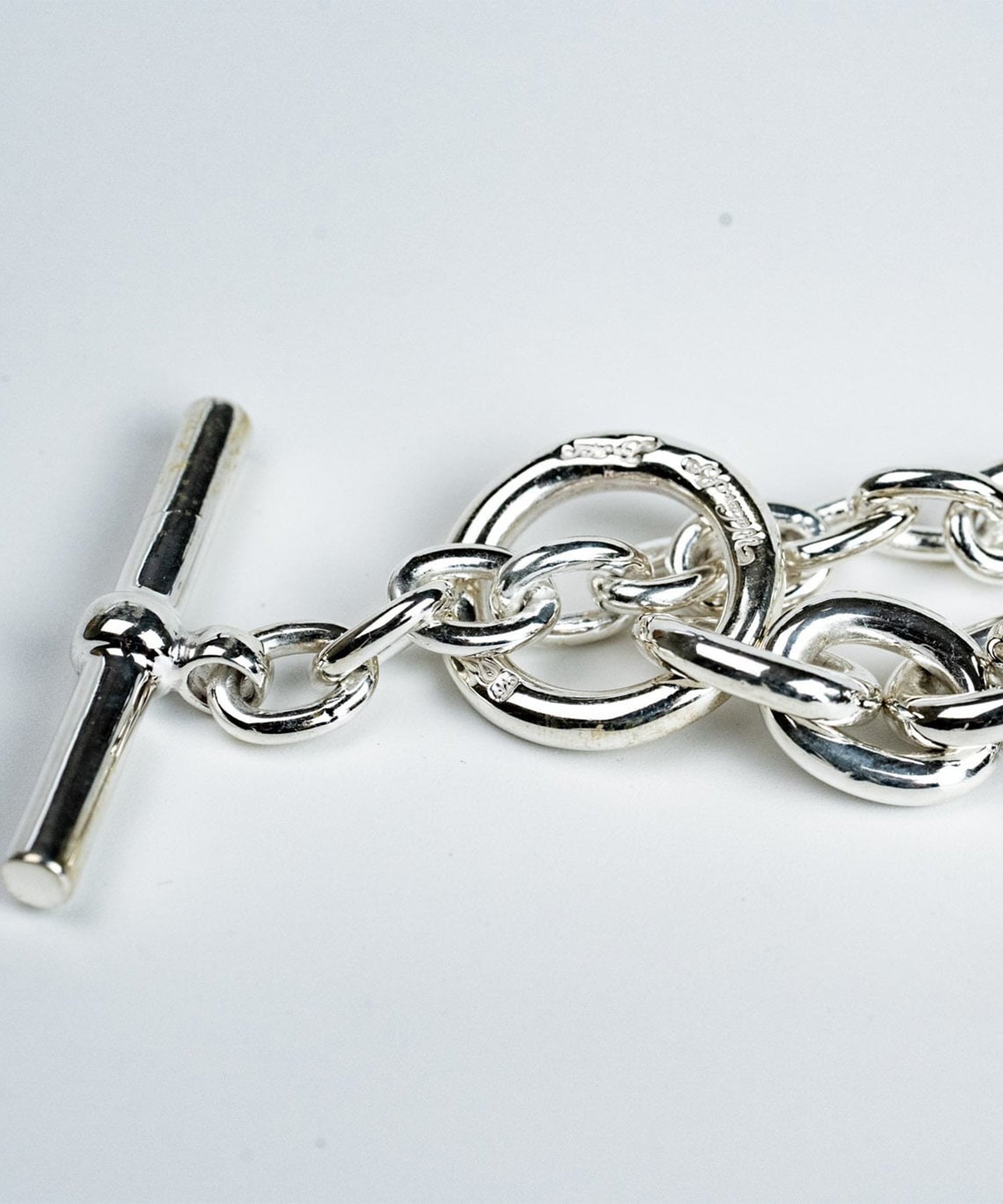 C-028 Hook connect necklace gradually 45cm WAKAN SILVER SMITH