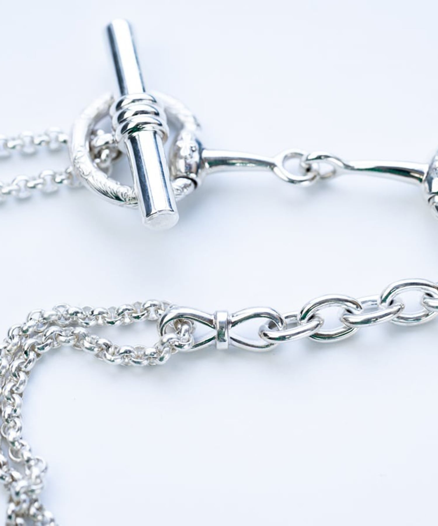 C-036 Horse bit 3way necklace WAKAN SILVER SMITH