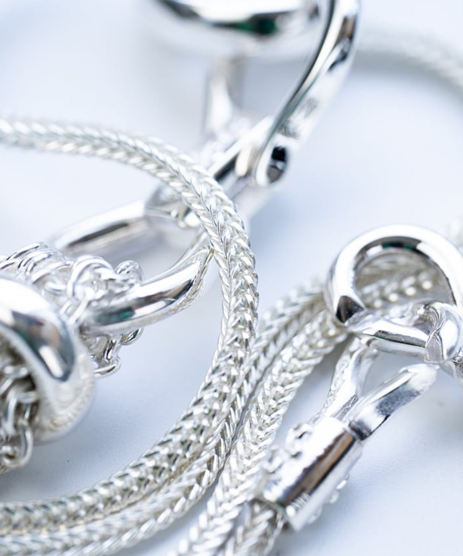 C-038 Tassel necklace(L)+C-034 (70cm) WAKAN SILVER SMITH